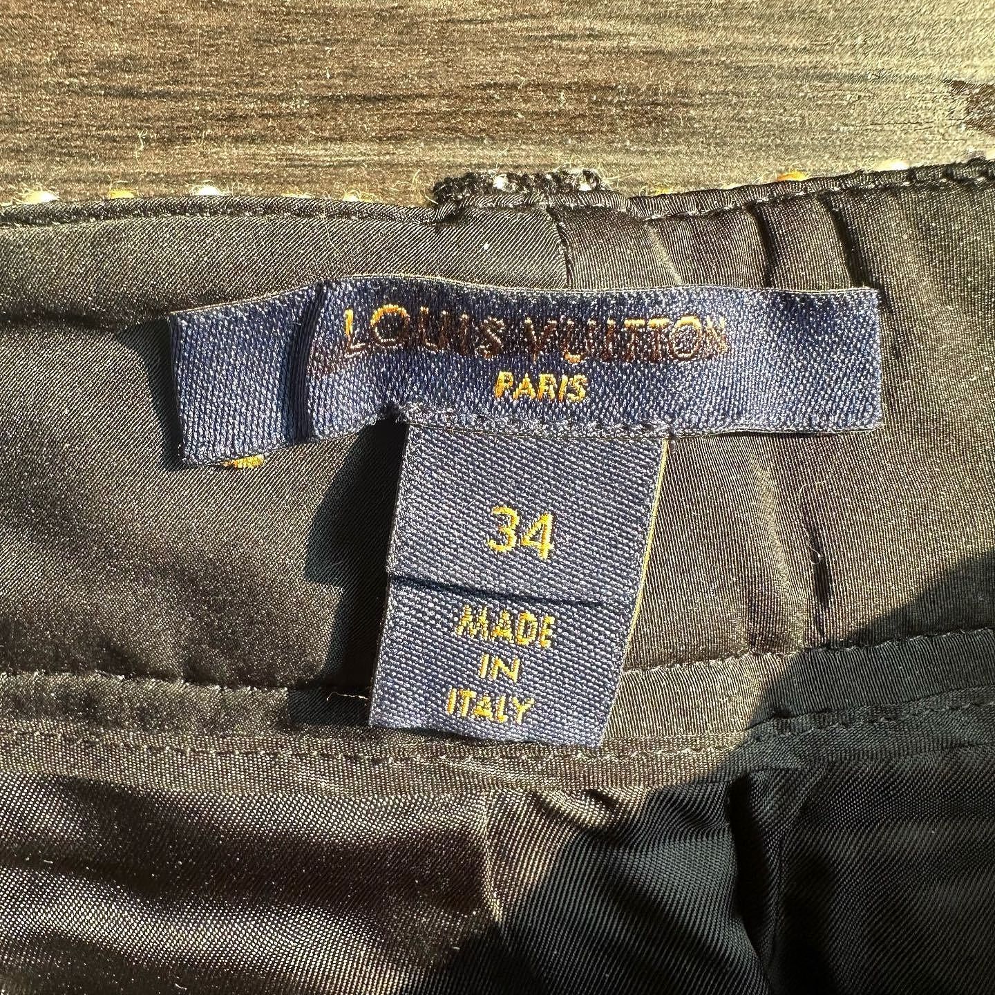 Louis Vuitton Louis Vuitton Monogram Tweed Mini Skirt Size 34 Size 24" / US 00 / IT 34 - 3 Thumbnail