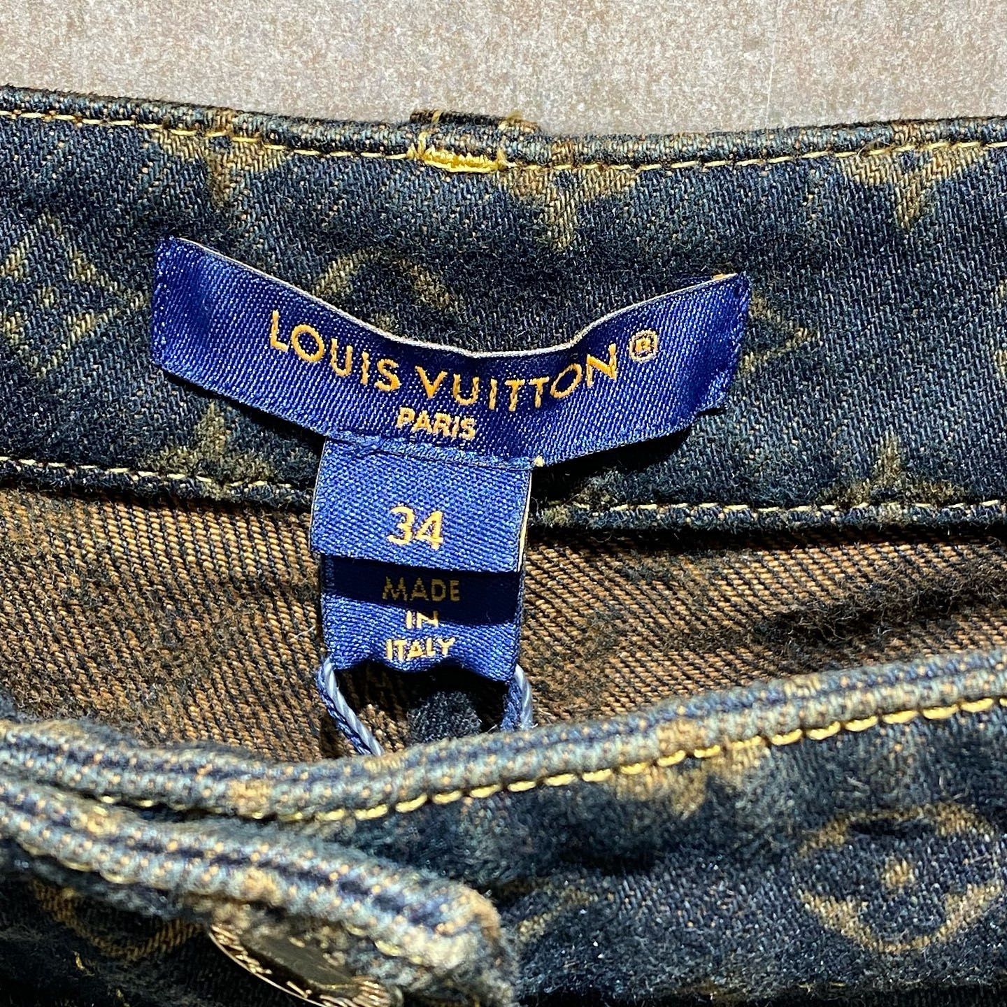 Louis Vuitton Louis Vuitton Monogram Denim Jeans Size 34 Size 24" / US 00 / IT 34 - 3 Thumbnail