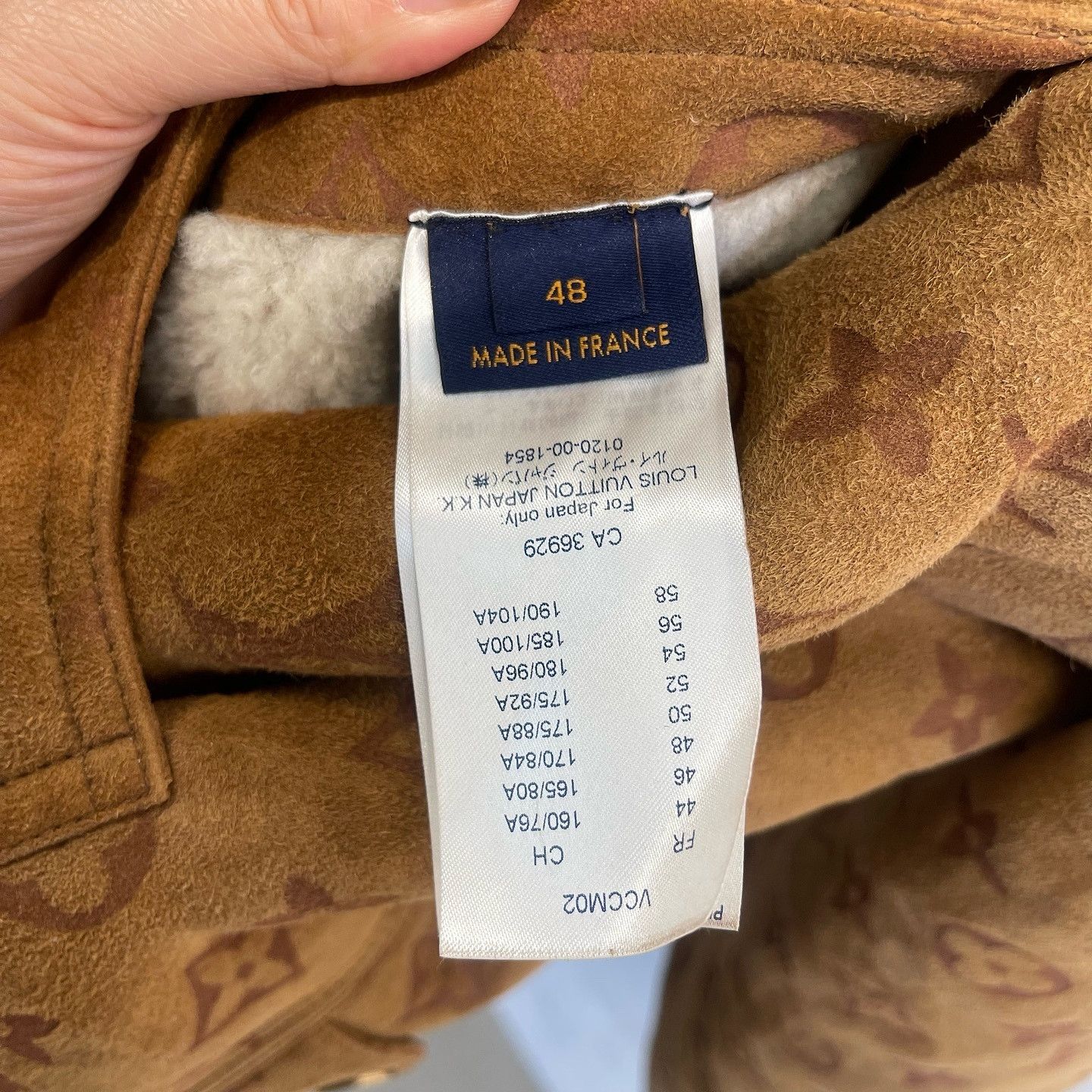 Louis Vuitton Louis Vuitton Monogram Suede Shearling Jacket Size 48 Size US M / EU 48-50 / 2 - 4 Thumbnail