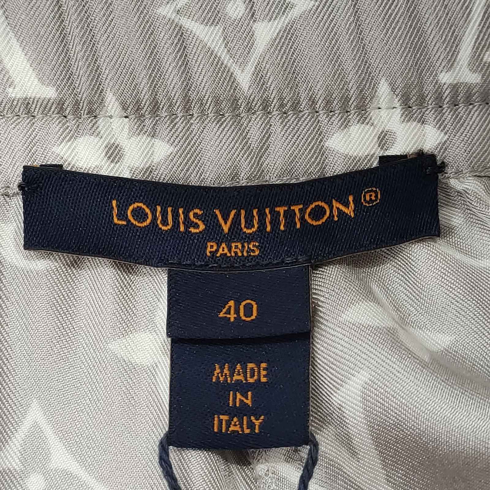 Louis Vuitton Louis Vuitton Monogram Silk Pants Size 40 Size 27" / US 4 / IT 40 - 3 Thumbnail