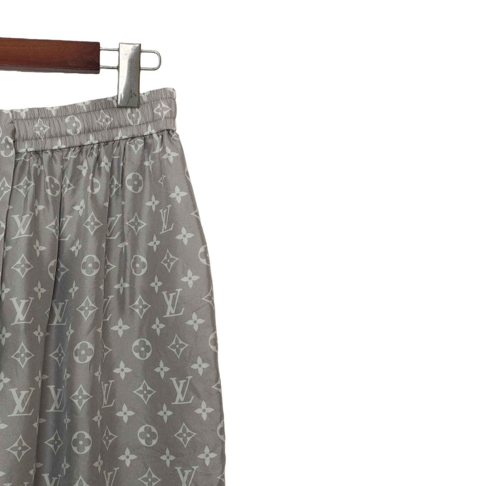 Louis Vuitton Louis Vuitton Monogram Silk Pants Size 40 Size 27" / US 4 / IT 40 - 11 Thumbnail