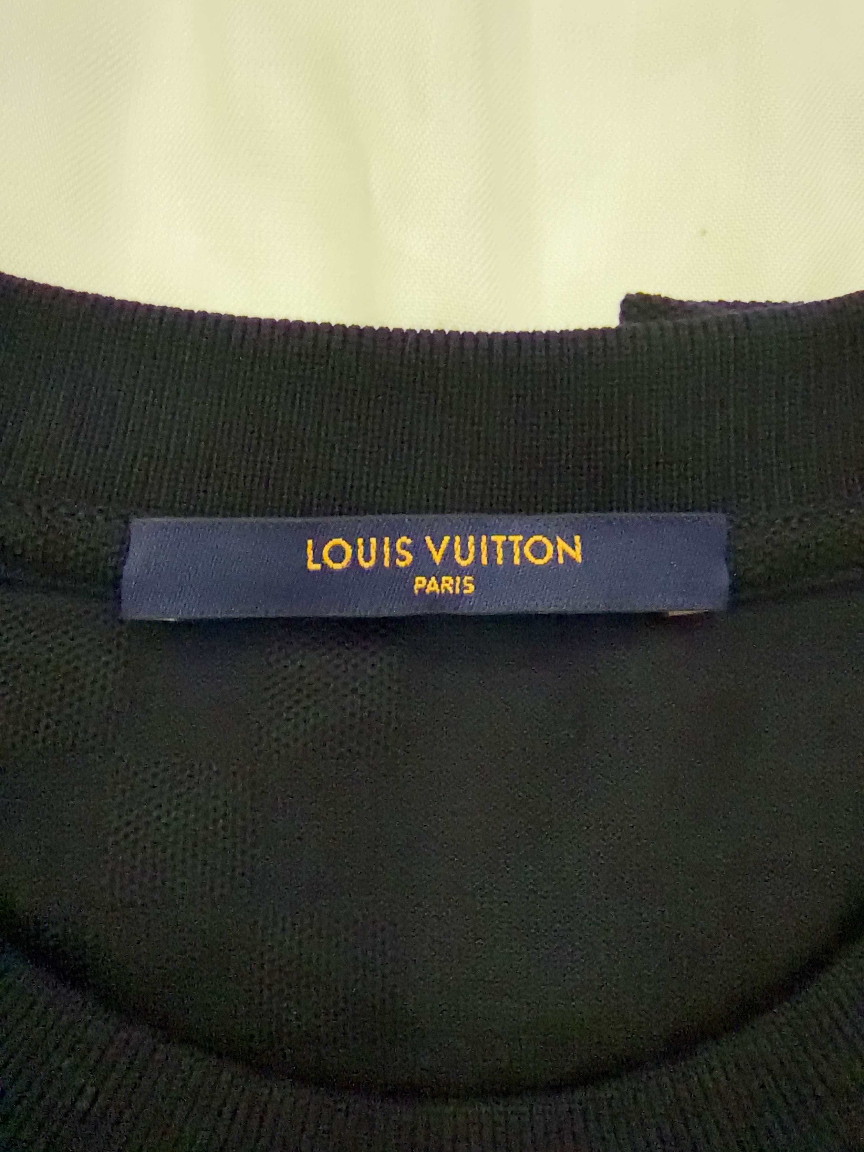 Louis Vuitton Louis Vuitton Pocket T-Shirt Black Size L Size US L / EU 52-54 / 3 - 3 Thumbnail
