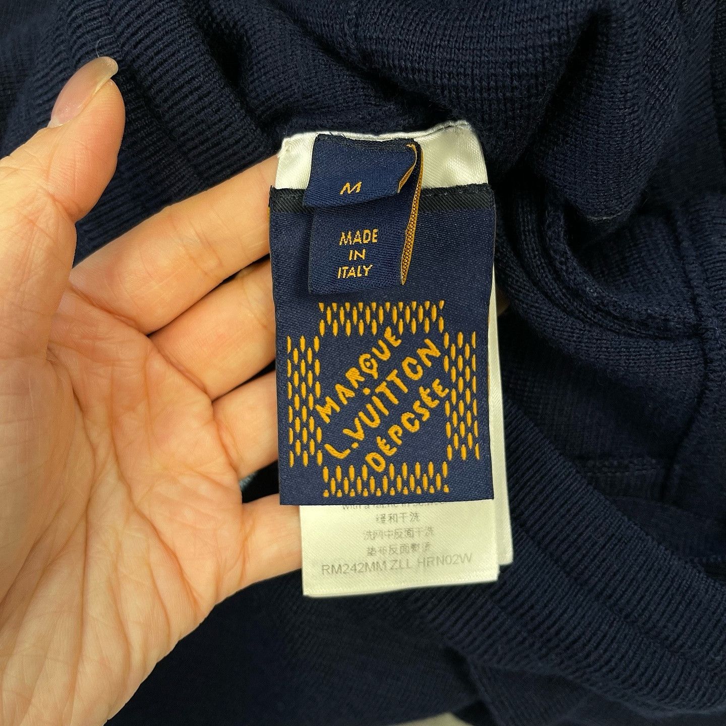 Louis Vuitton Louis Vuitton Logo Knit Shorts Blue Size M Size US 32 / EU 48 - 4 Thumbnail