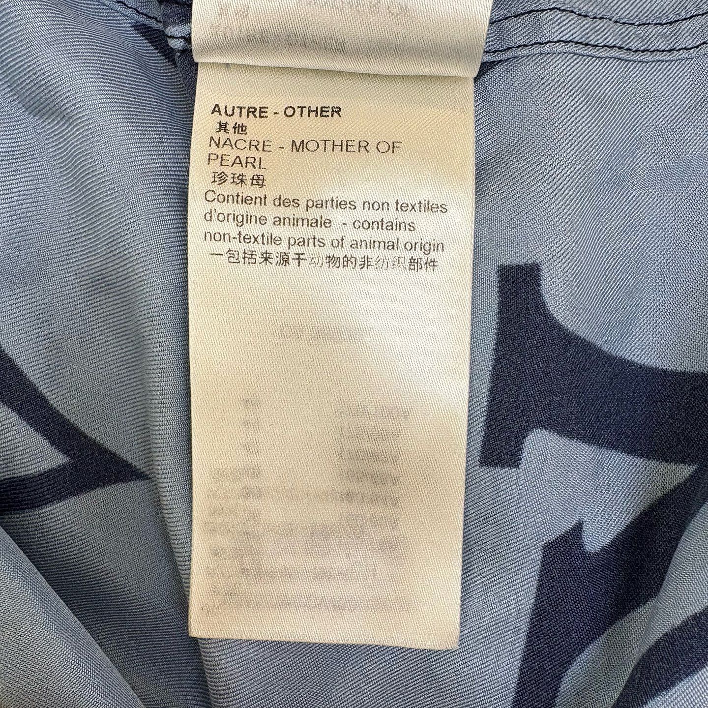 Louis Vuitton Louis Vuitton Monogram Silk Button Up Shirt Size 36 Size XS / US 0-2 / IT 36-38 - 11 Thumbnail