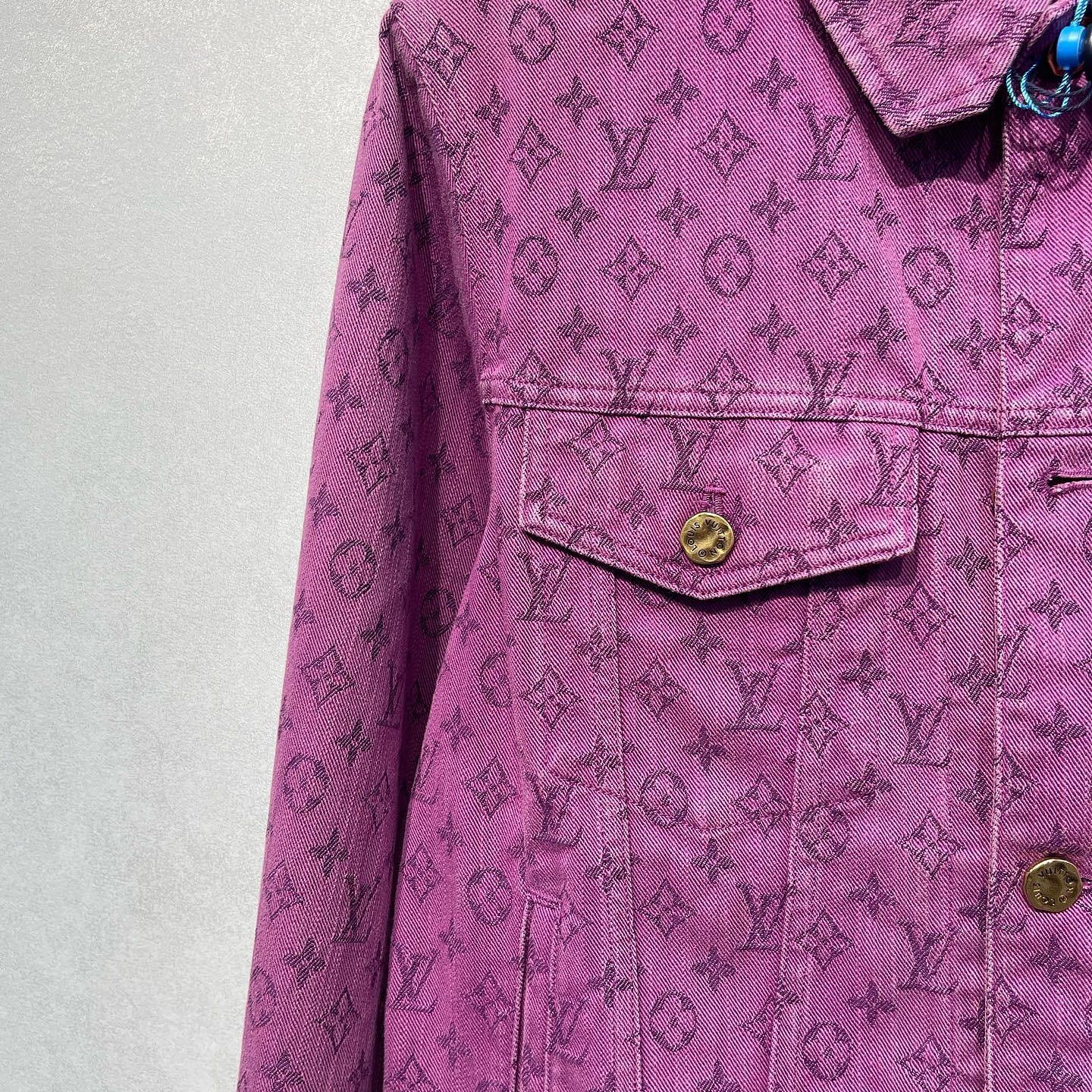 Louis Vuitton Louis Vuitton Monogram Denim Jacket Size 50 Size US M / EU 48-50 / 2 - 7 Thumbnail