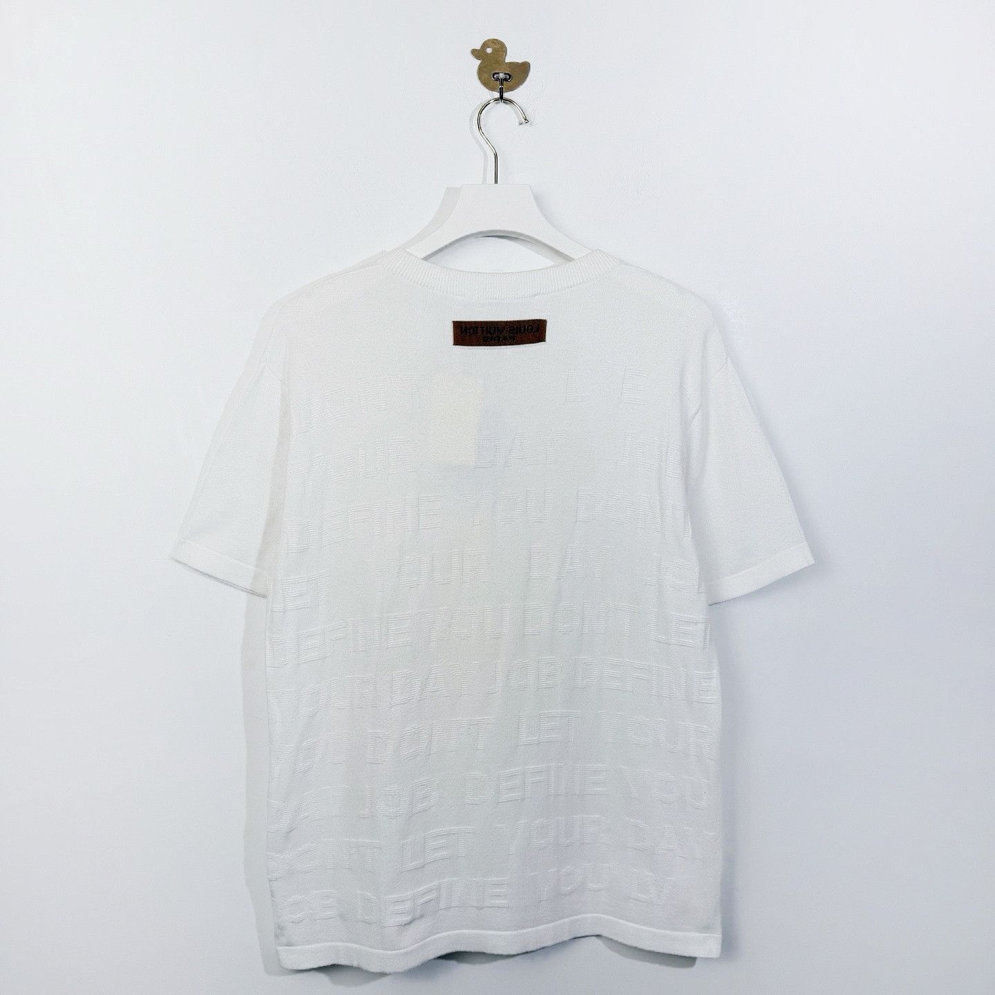 Louis Vuitton Louis Vuitton Embossed Knit T-Shirt Size M Size US M / EU 48-50 / 2 - 2 Thumbnail