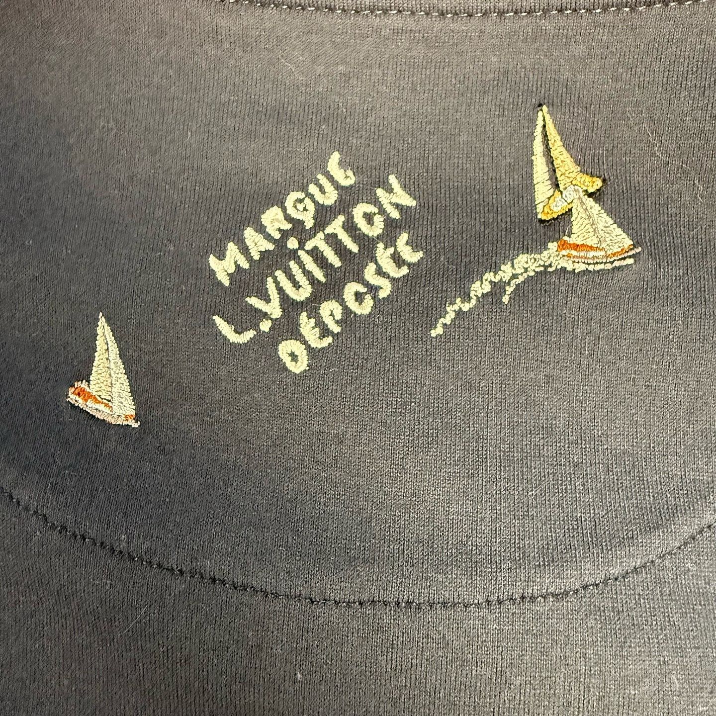 Louis Vuitton Louis Vuitton Sailboat Logo T-Shirt XXL Size US XXL / EU 58 / 5 - 6 Thumbnail