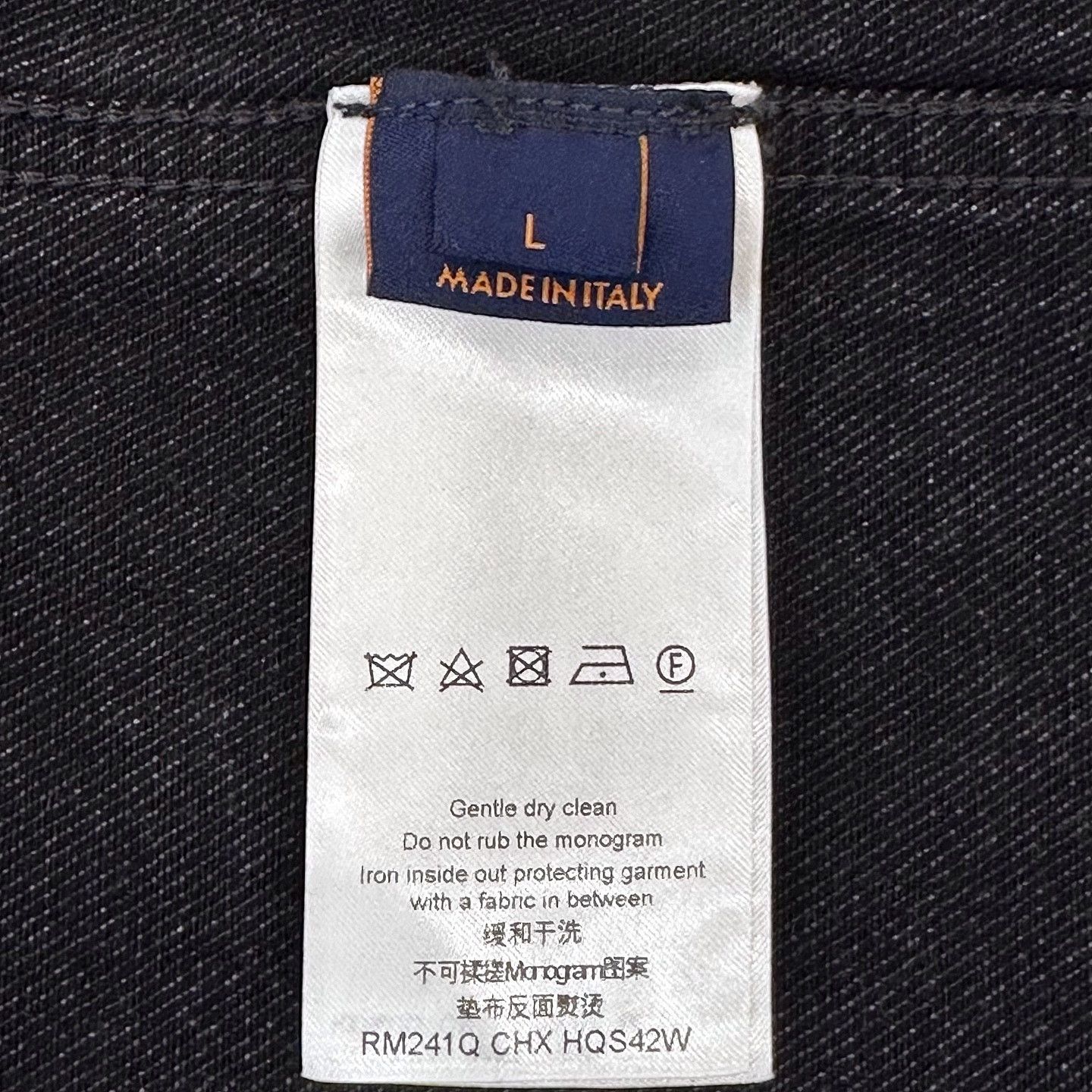 Louis Vuitton Louis Vuitton Monogram Embossed Denim Jacket Size L Size US L / EU 52-54 / 3 - 4 Thumbnail