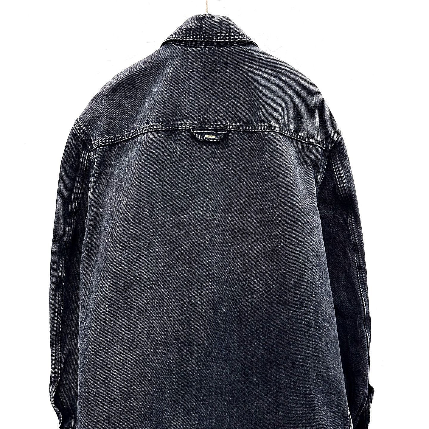 Louis Vuitton Louis Vuitton Monogram Embossed Denim Jacket Size L Size US L / EU 52-54 / 3 - 2 Thumbnail