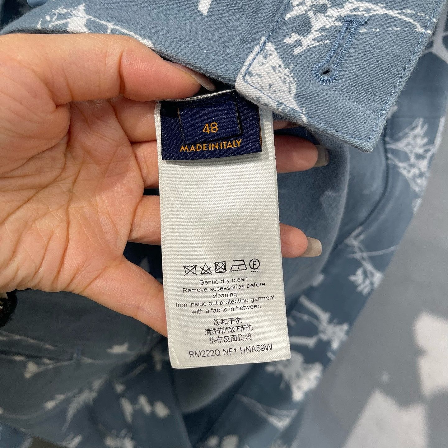 Louis Vuitton Louis Vuitton Botanical Monogram Denim Jacket Size 48 Size US M / EU 48-50 / 2 - 4 Thumbnail