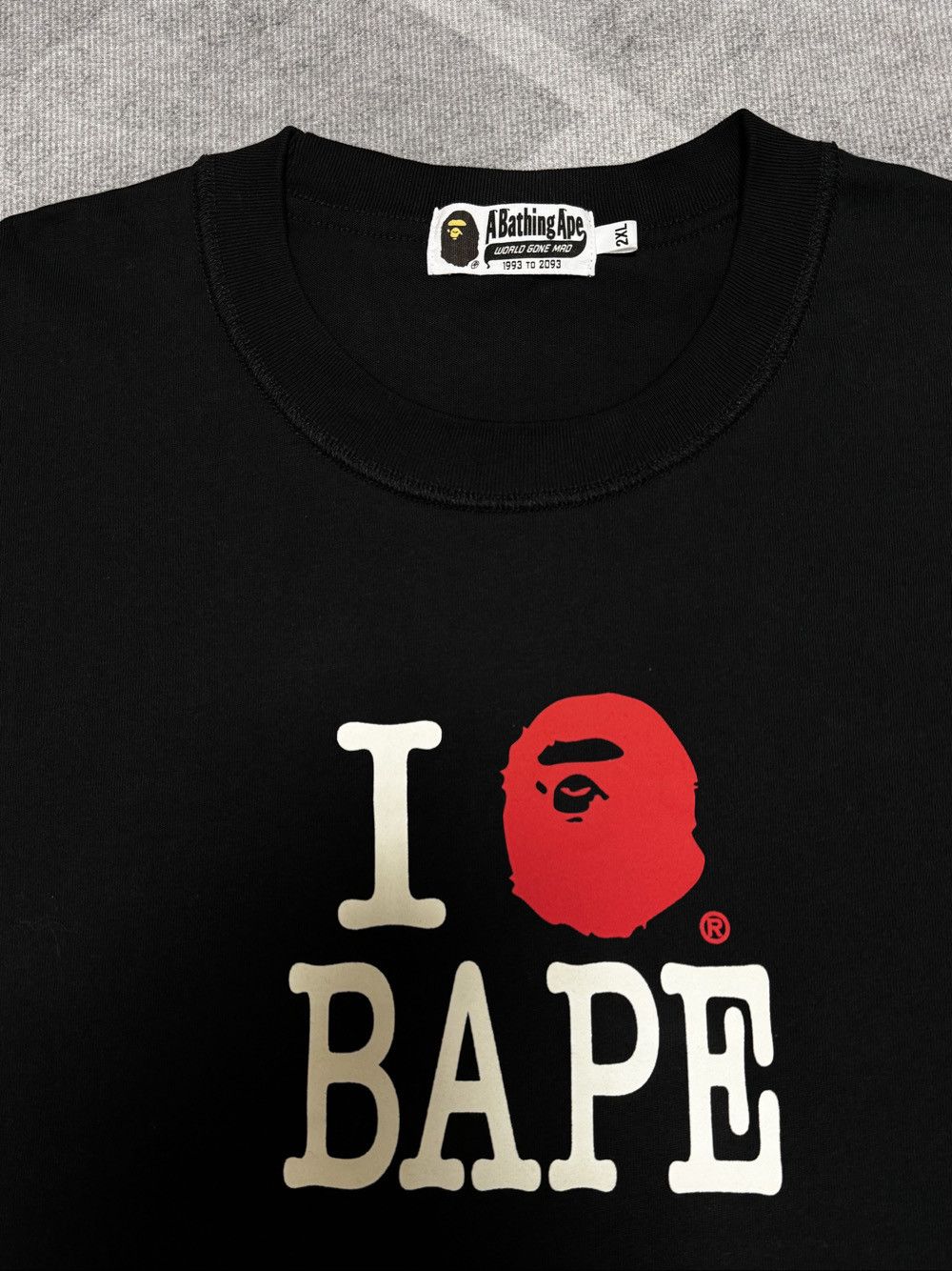 Bape A Bathing Ape I Heart Bape Logo T-Shirt Size 2XL Size US XXL / EU 58 / 5 - 3 Thumbnail
