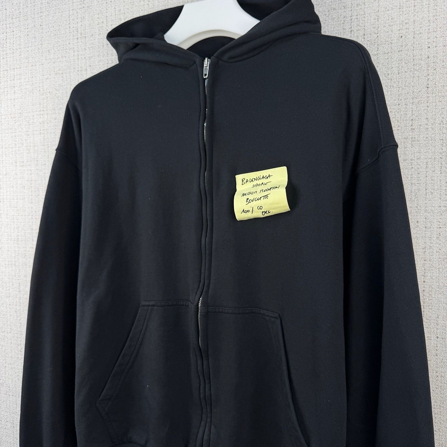 Balenciaga Balenciaga Zip Hoodie Black Size XS Size US XS / EU 42 / 0 - 6 Thumbnail