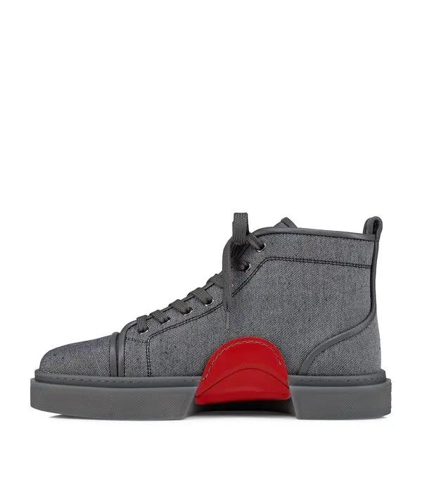 Christian Louboutin adolon high-top sneakers smoky Size US 9 / EU 42 - 4 Thumbnail