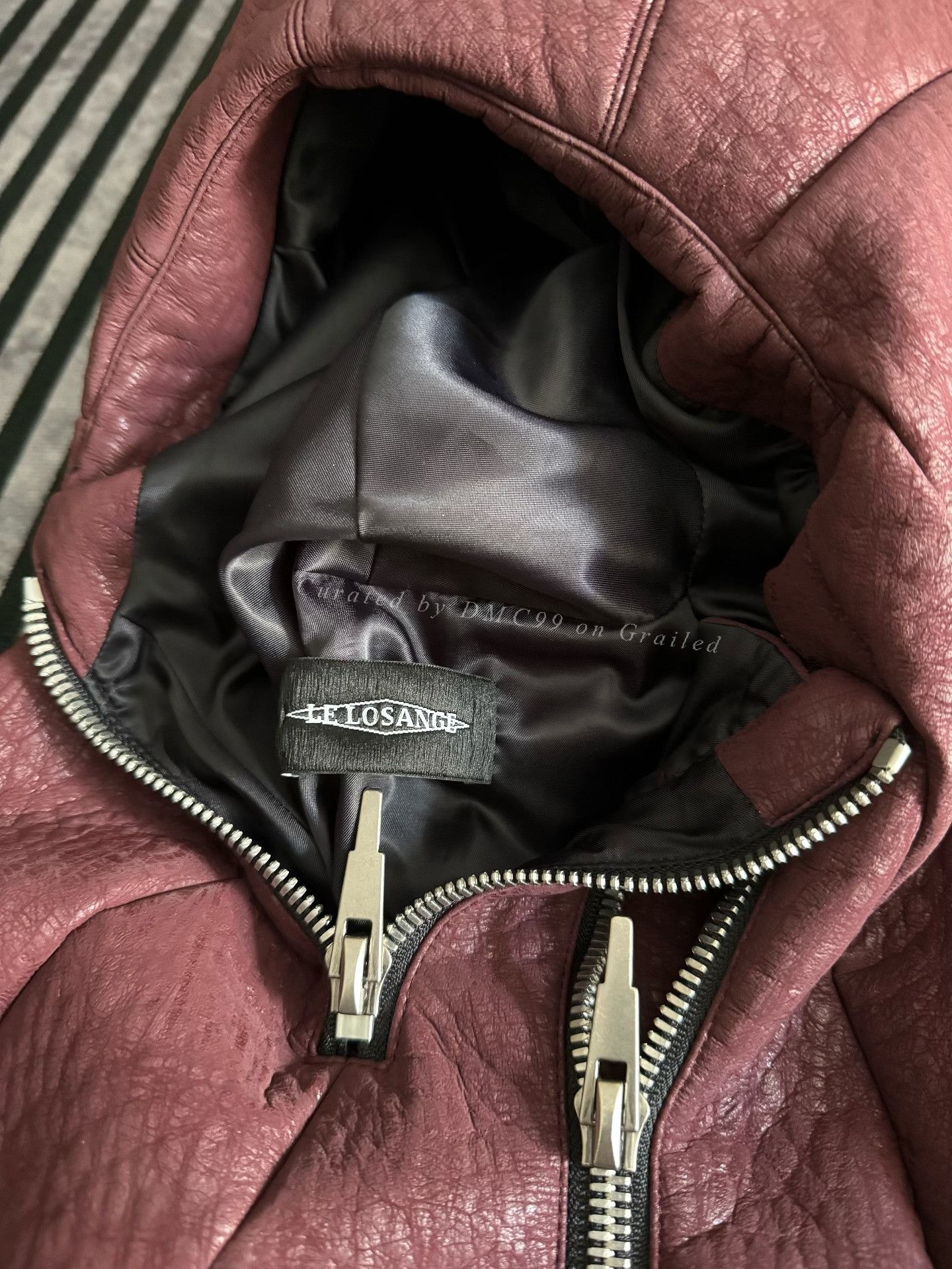 Vintage LE LOSANGE 25FW Leather Jacket Size US M / EU 48-50 / 2 - 3 Thumbnail