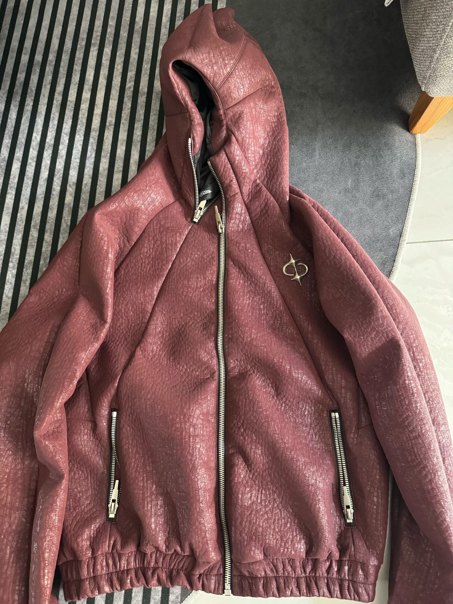 Vintage LE LOSANGE 25FW Leather Jacket Size US M / EU 48-50 / 2 - 2 Thumbnail