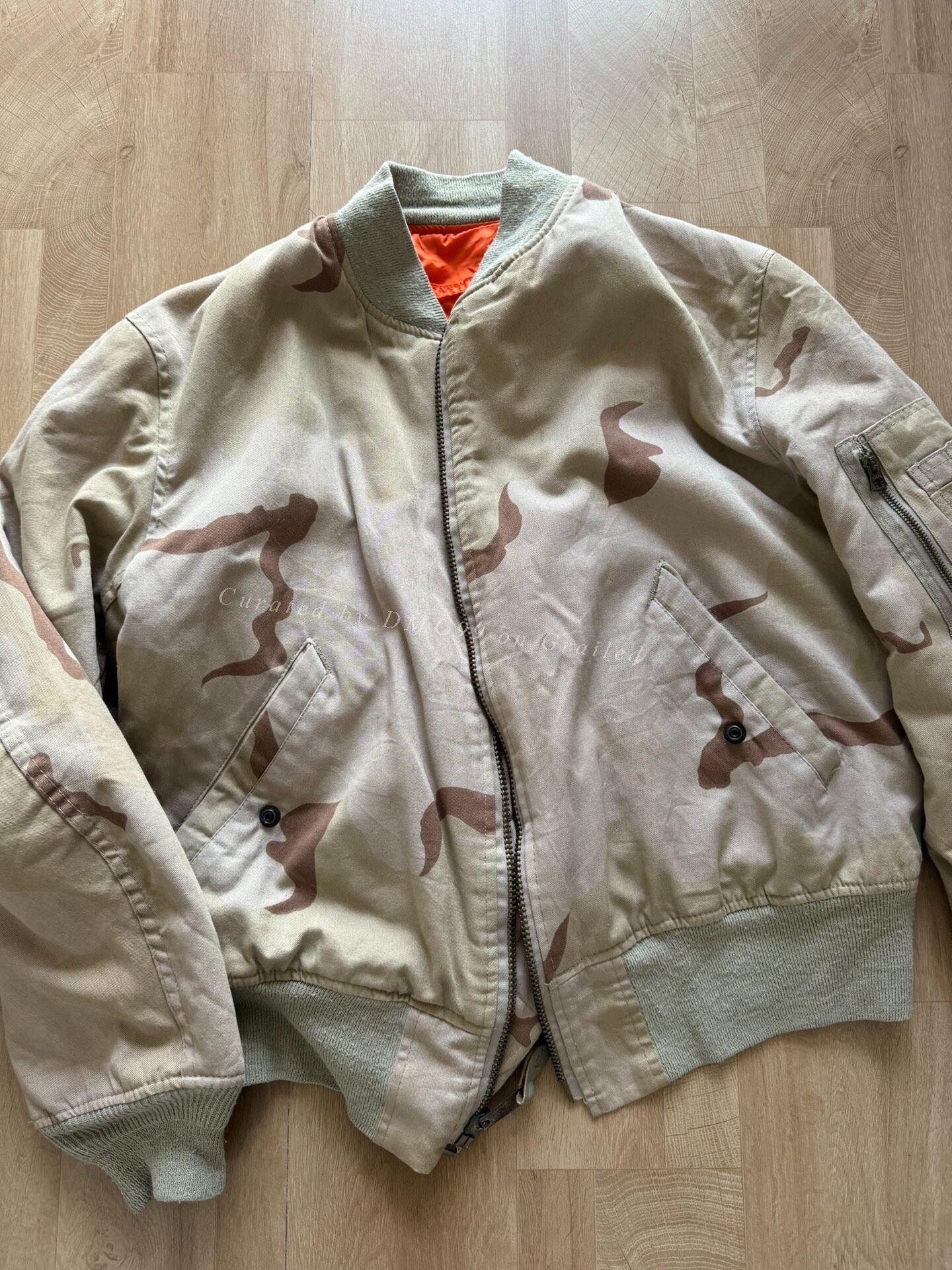 Alpha Industries Alpha MA1 Desert Camo Jacket Size US M / EU 48-50 / 2 - 2 Thumbnail