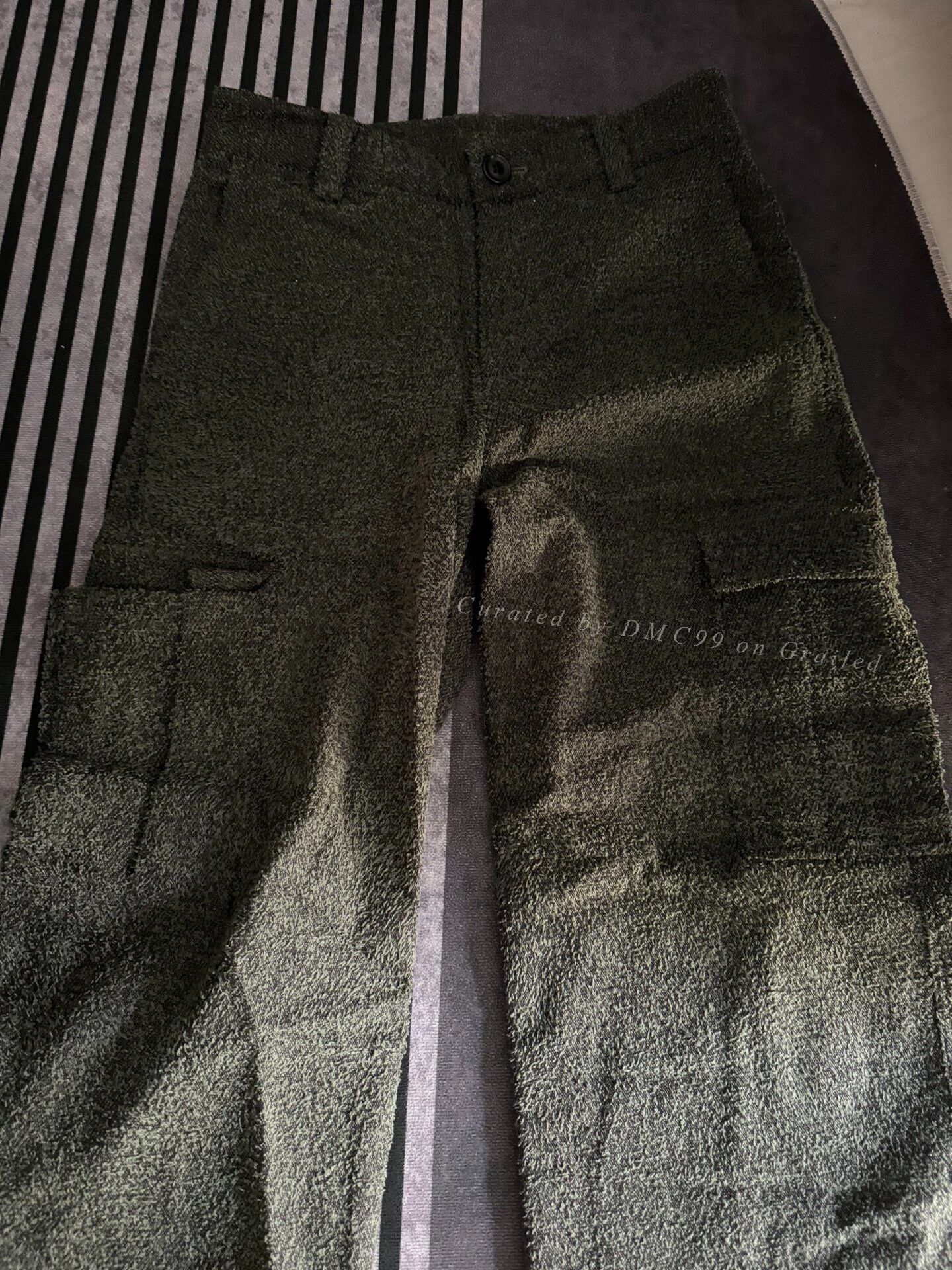 Vintage Common Divisor Gorzow Green Cargo Denim Pants Size US 26 / EU 42 - 2 Thumbnail
