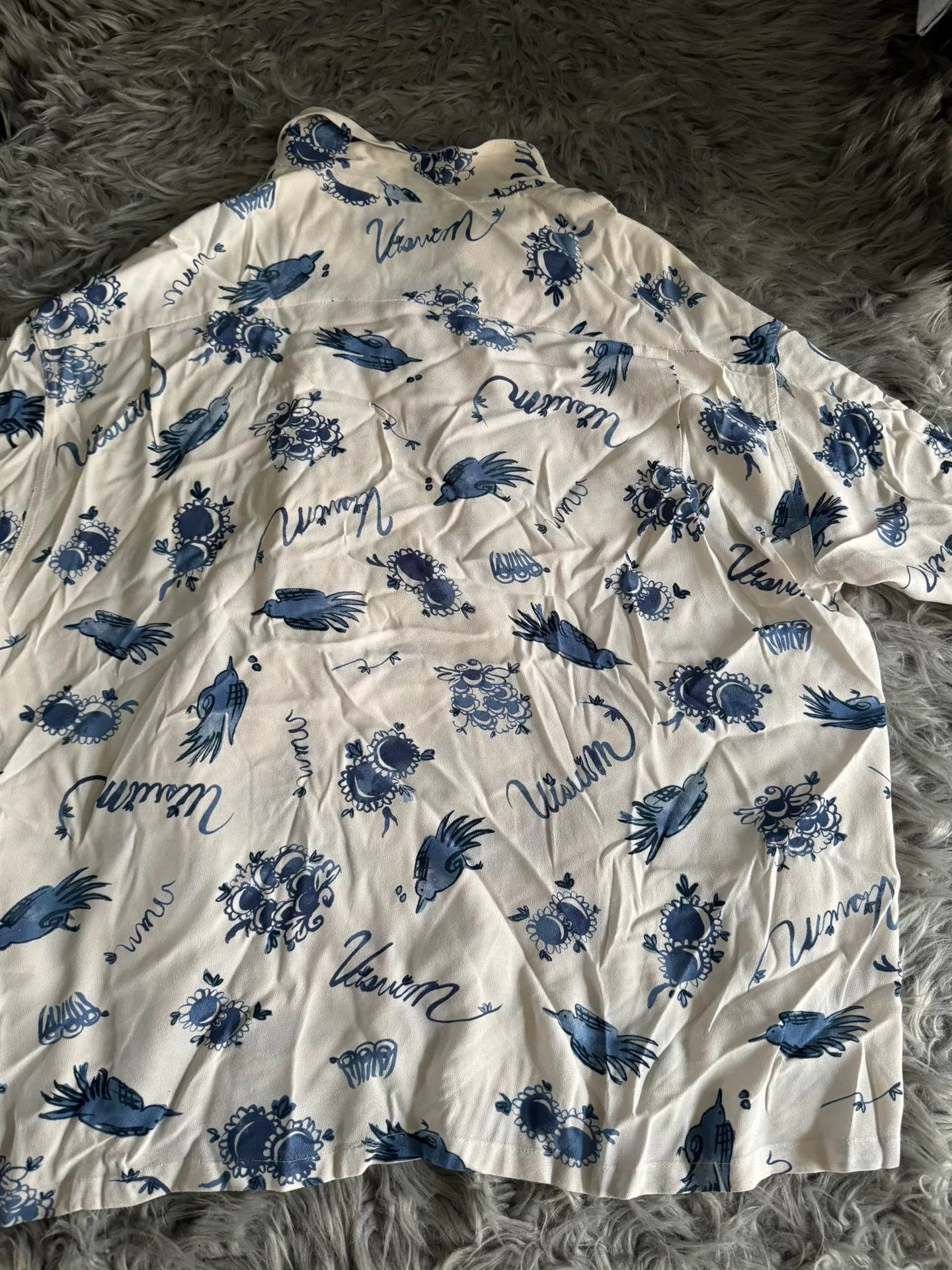 Visvim visvim White Printed Short-Sleeve Shirt Size US M / EU 48-50 / 2 - 4 Thumbnail