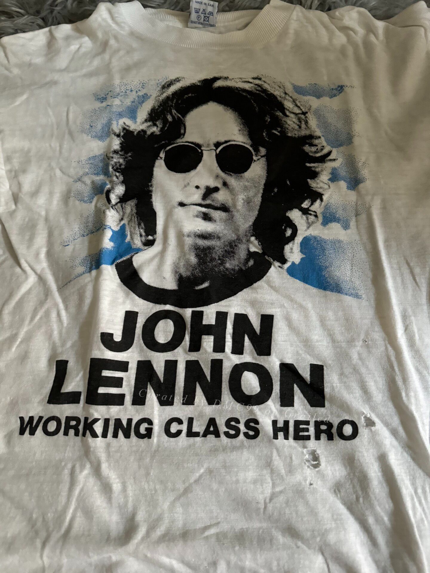 Vintage Vintage 90s John Lennon Tee Size US XL / EU 56 / 4 - 2 Thumbnail