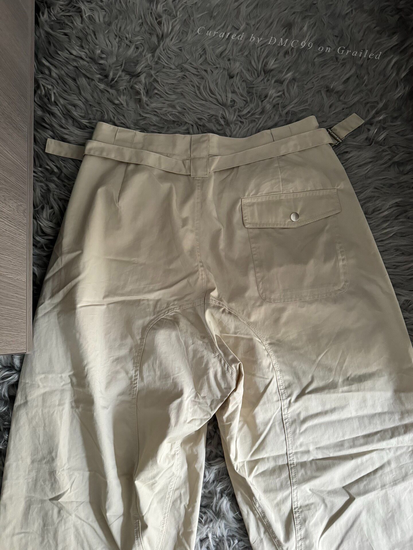 Lemaire Lemaire Beige Curved Pants Size US 32 / EU 48 - 3 Thumbnail