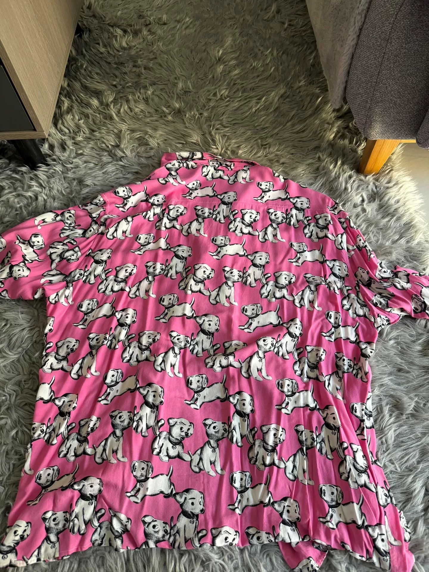 Celine Celine Pink Puppy Short-Sleeve Shirt Size S / US 4 / IT 40 - 3 Thumbnail