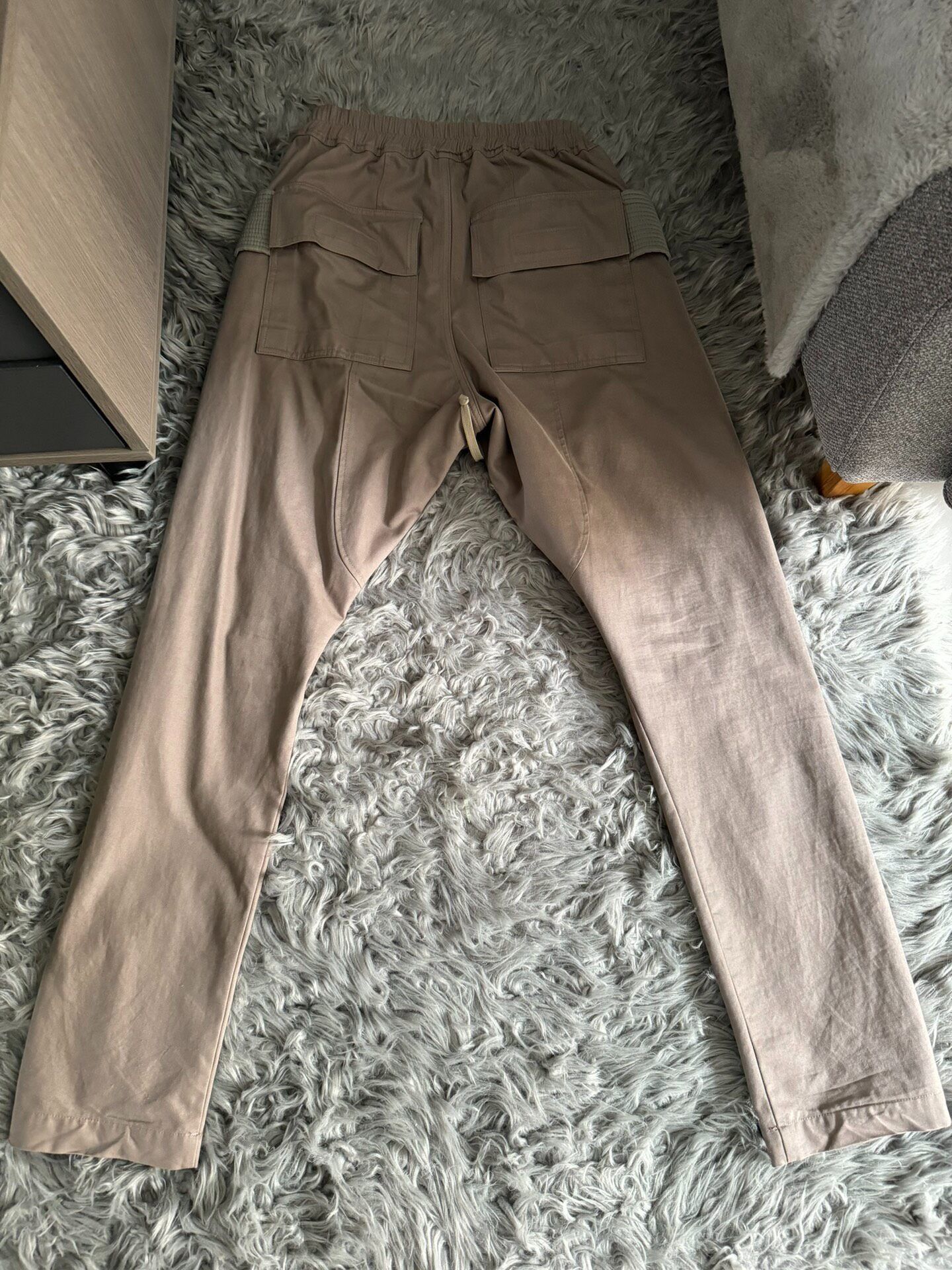 Rick Owens Rick Owens Suede Nylon Double Ring Pants Size US 26 / EU 42 - 4 Thumbnail