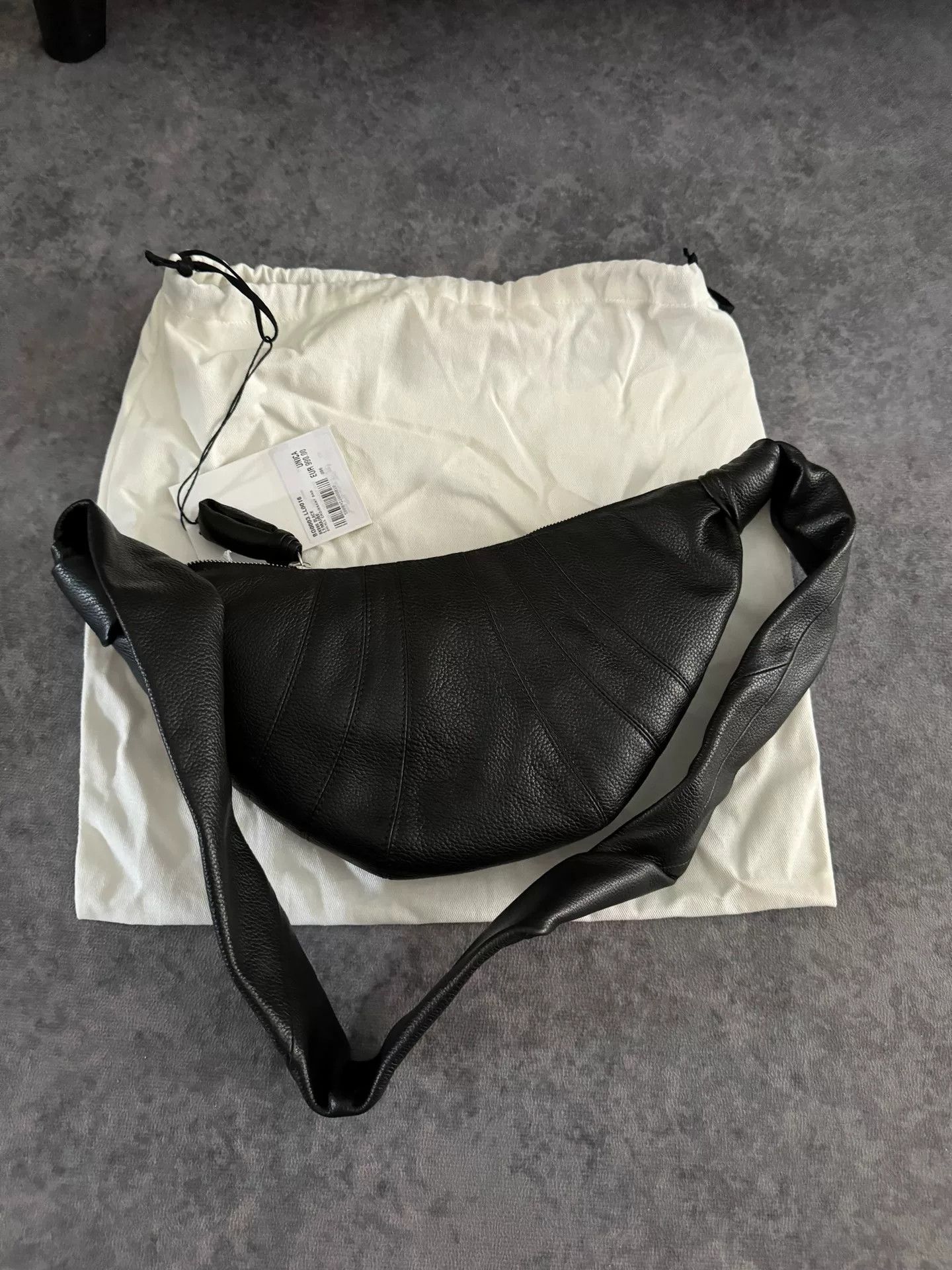 Lemaire Lemaire Croissant Small Black New Size ONE SIZE - 4 Thumbnail