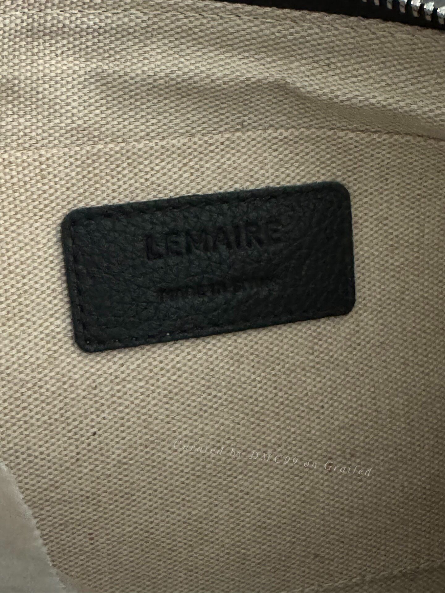 Lemaire Lemaire Croissant Small Black New Size ONE SIZE - 3 Thumbnail