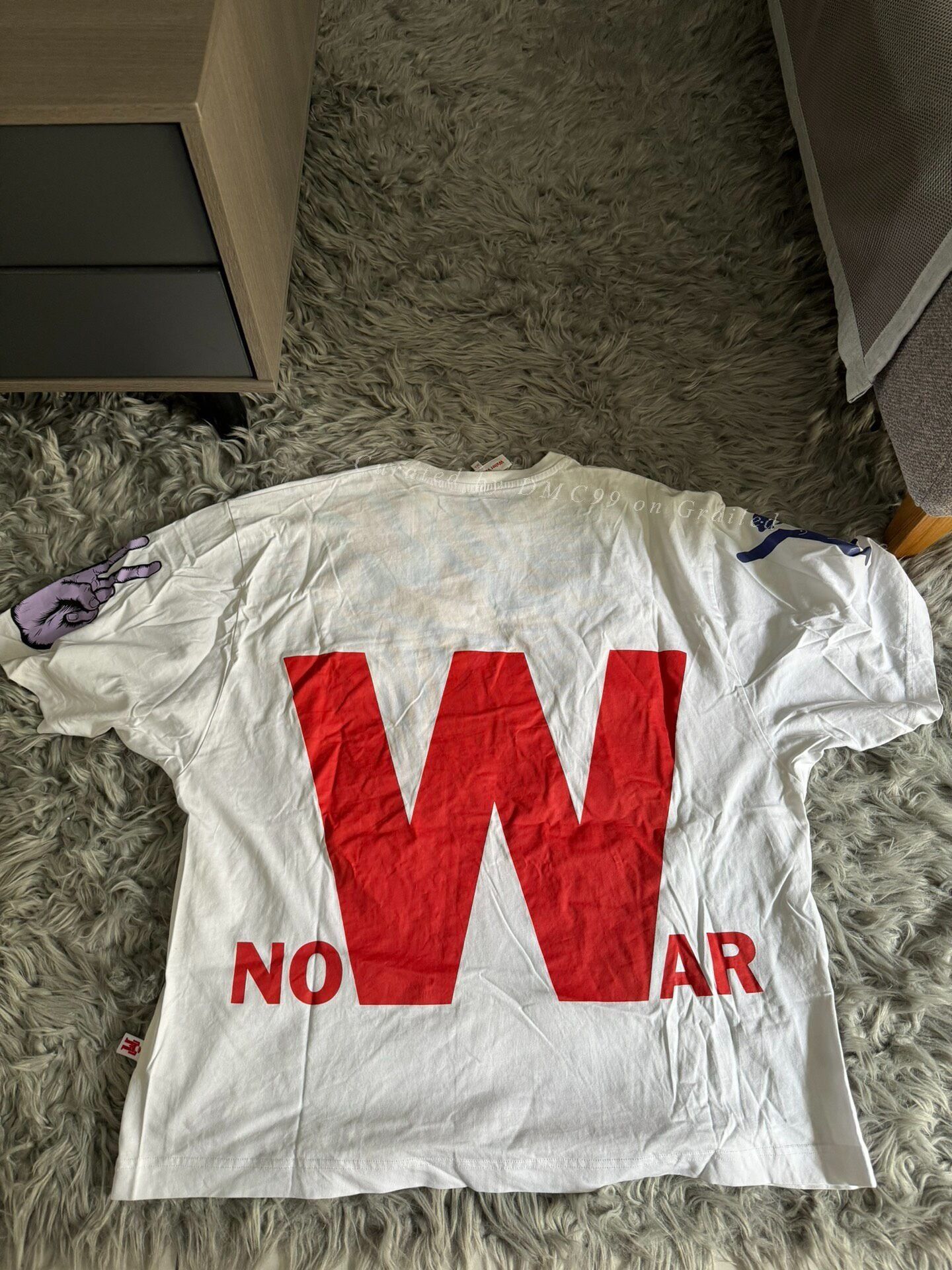 Walter Van Beirendonck Walter Van Beirendonck Peace Slogan Tee Size US L / EU 52-54 / 3 - 5 Thumbnail