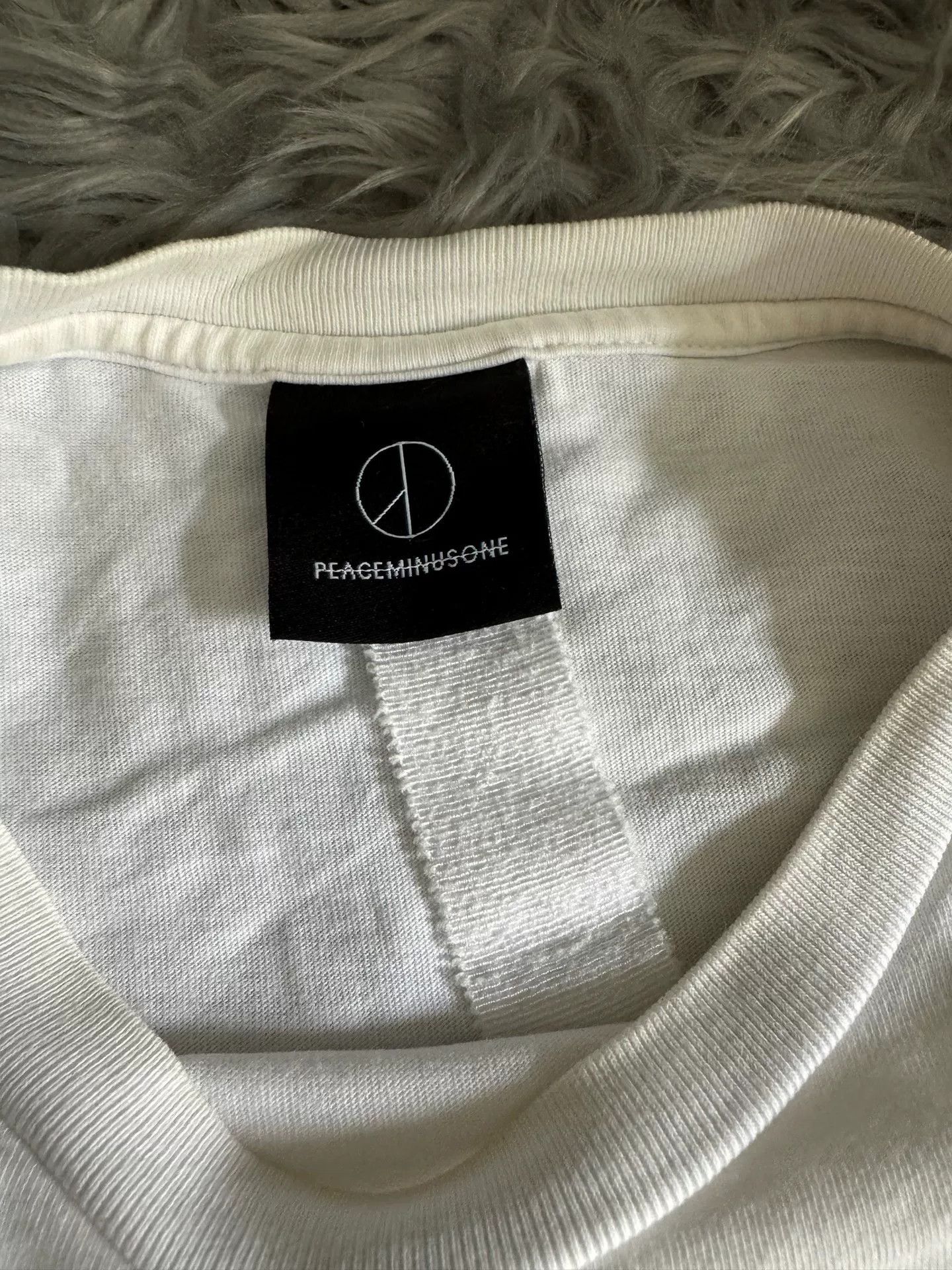 peaceminusone peaceminusone White Logo Ribbon Short Sleeve Size US M / EU 48-50 / 2 - 2 Thumbnail