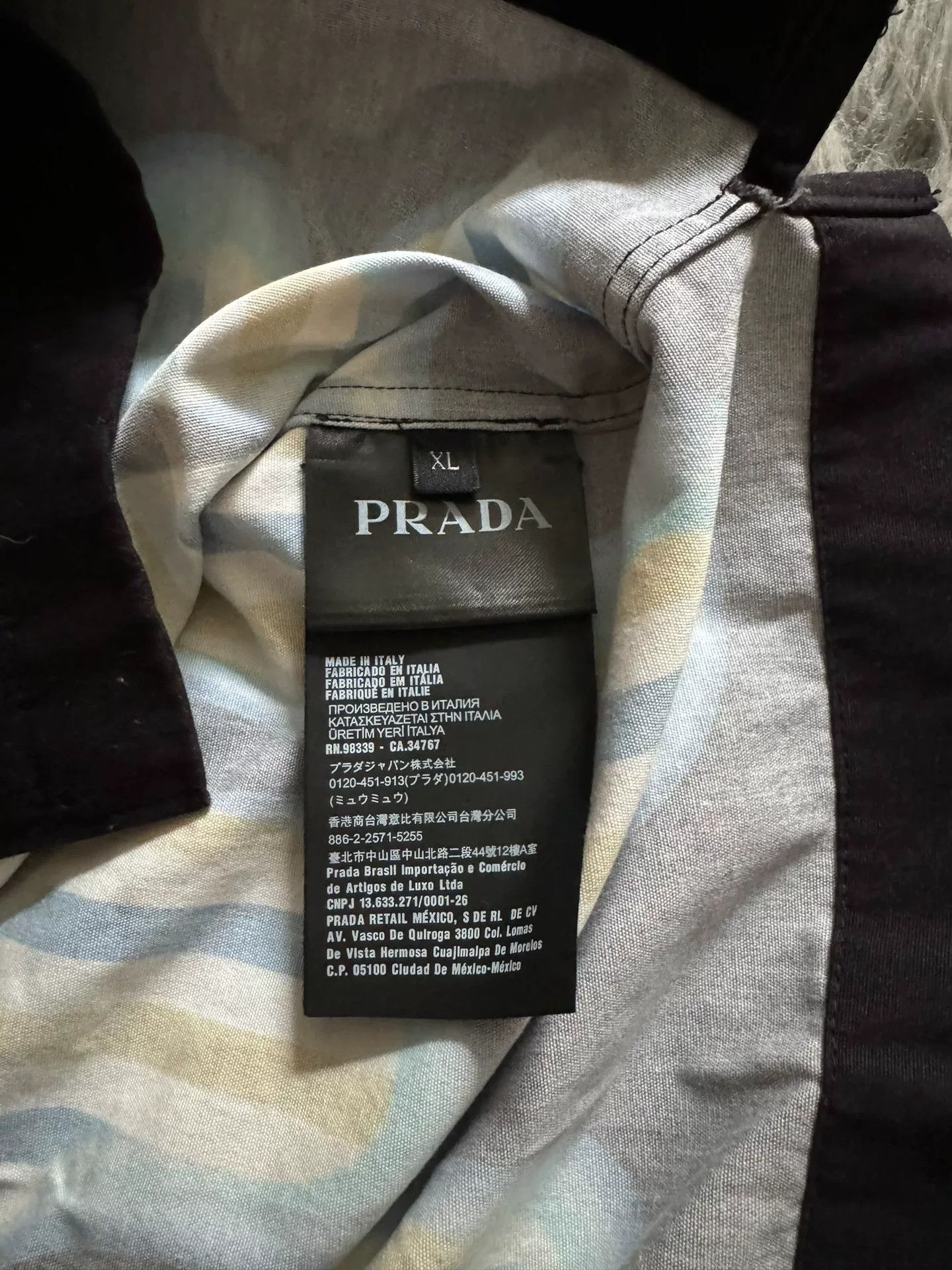 Prada Prada Bowling Short Sleeve Flame Shirt Size US XL / EU 56 / 4 - 5 Thumbnail
