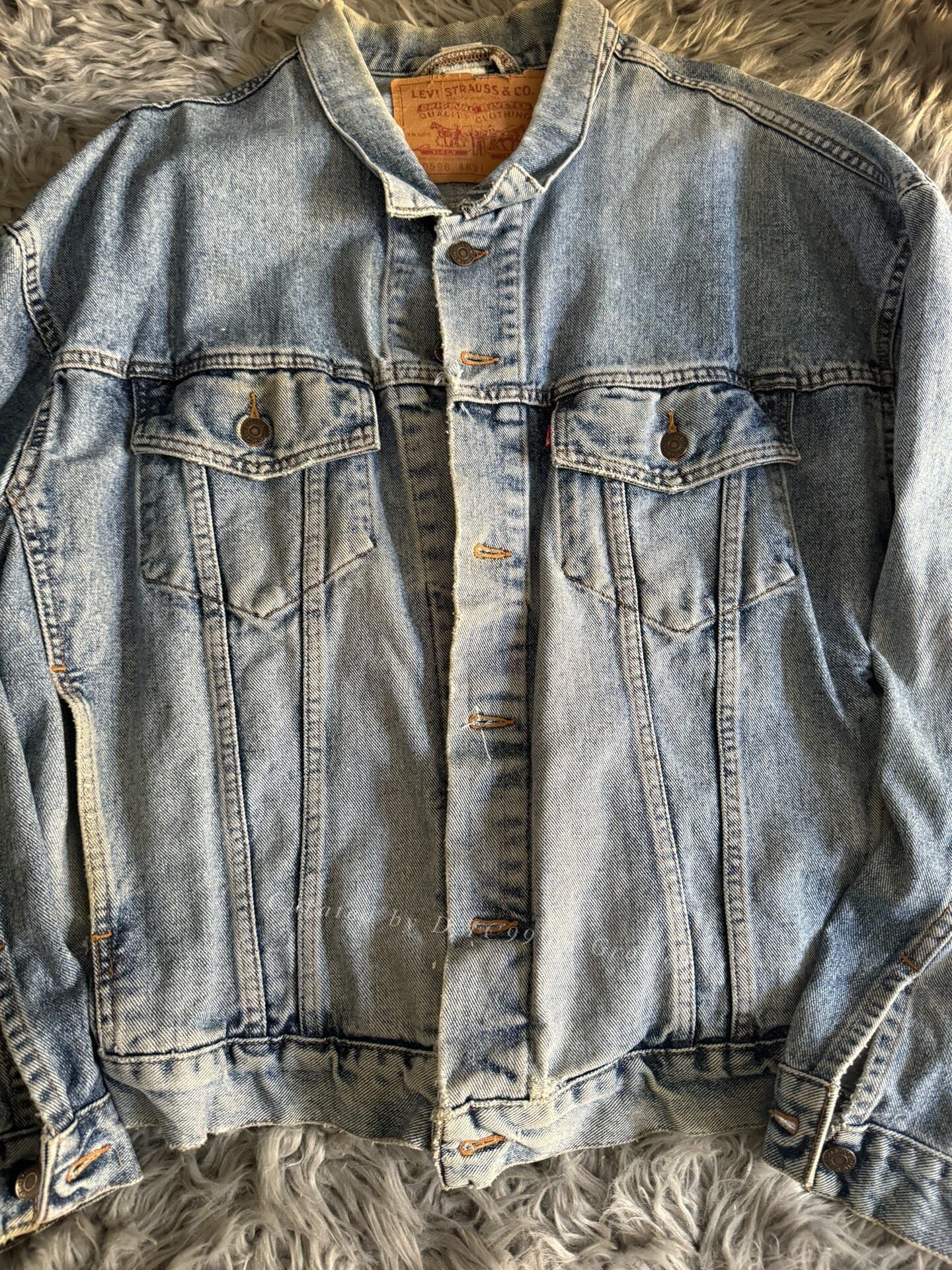 Vintage Vintage Levi's Denim Jacket Size US M / EU 48-50 / 2 - 2 Thumbnail