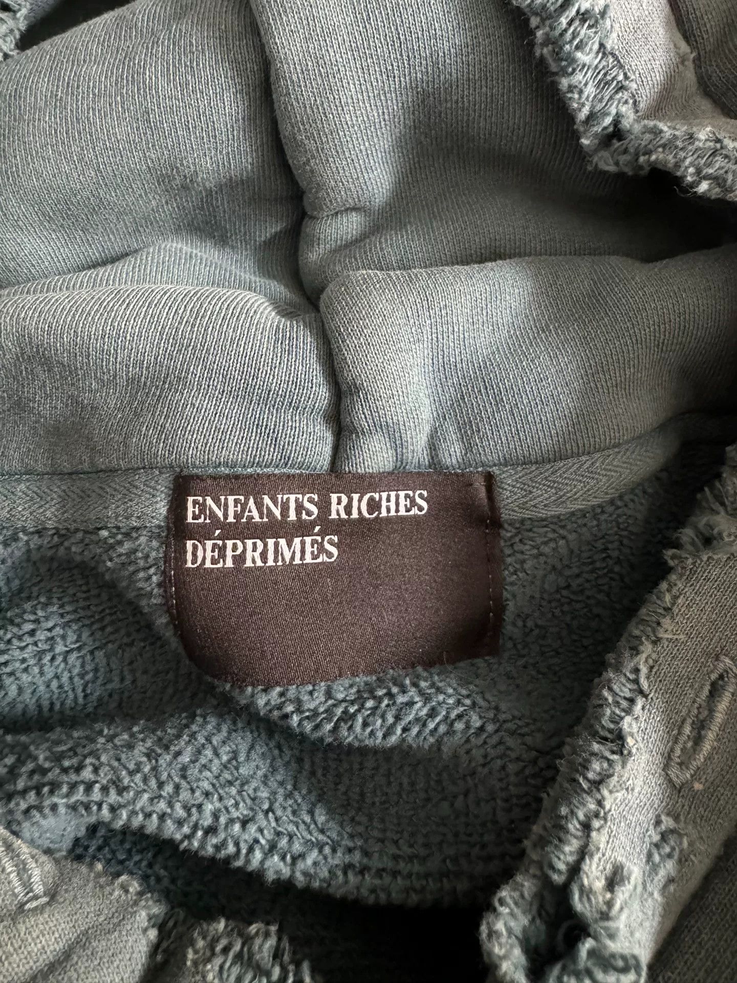 Enfants Riches Deprimes ERD 23FW Blue Washed School Illustration Hoodie Size US S / EU 44-46 / 1 - 7 Thumbnail