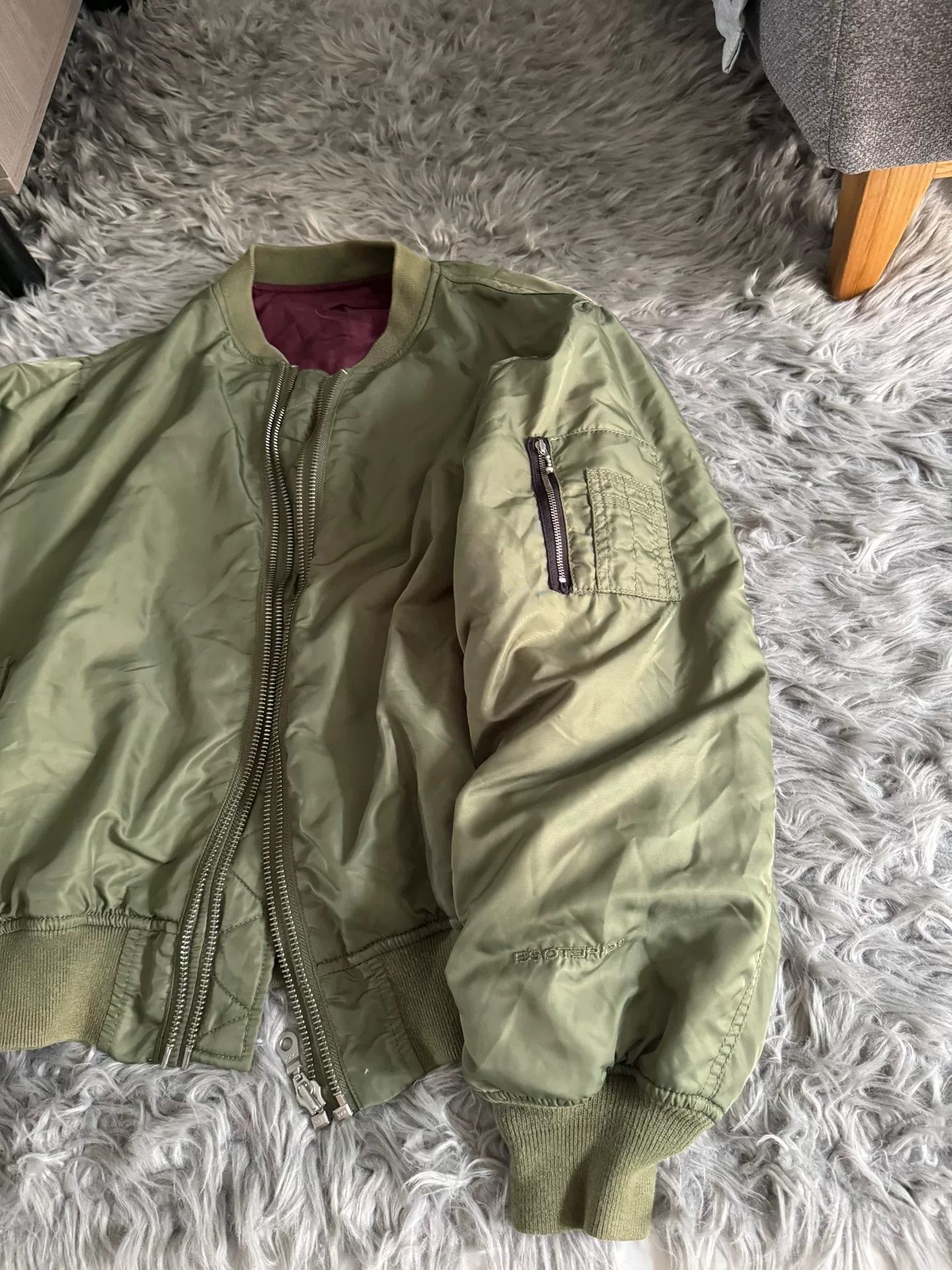 Vintage Double-Sided Bomber Jacket Size US M / EU 48-50 / 2 - 2 Thumbnail