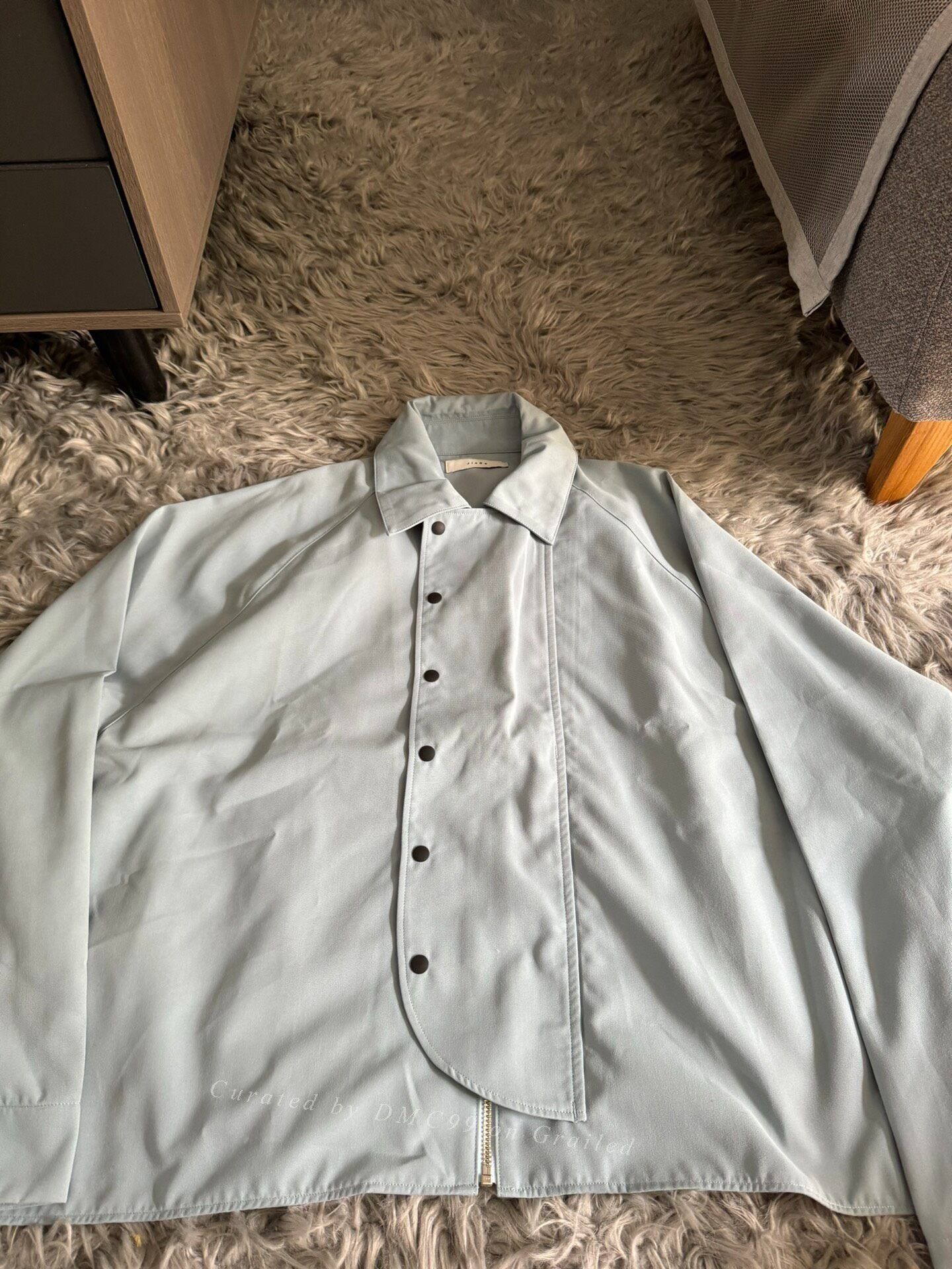 JieDa Jieda 23FW Baby Blue Zip Jacket Size US M / EU 48-50 / 2 - 3 Thumbnail