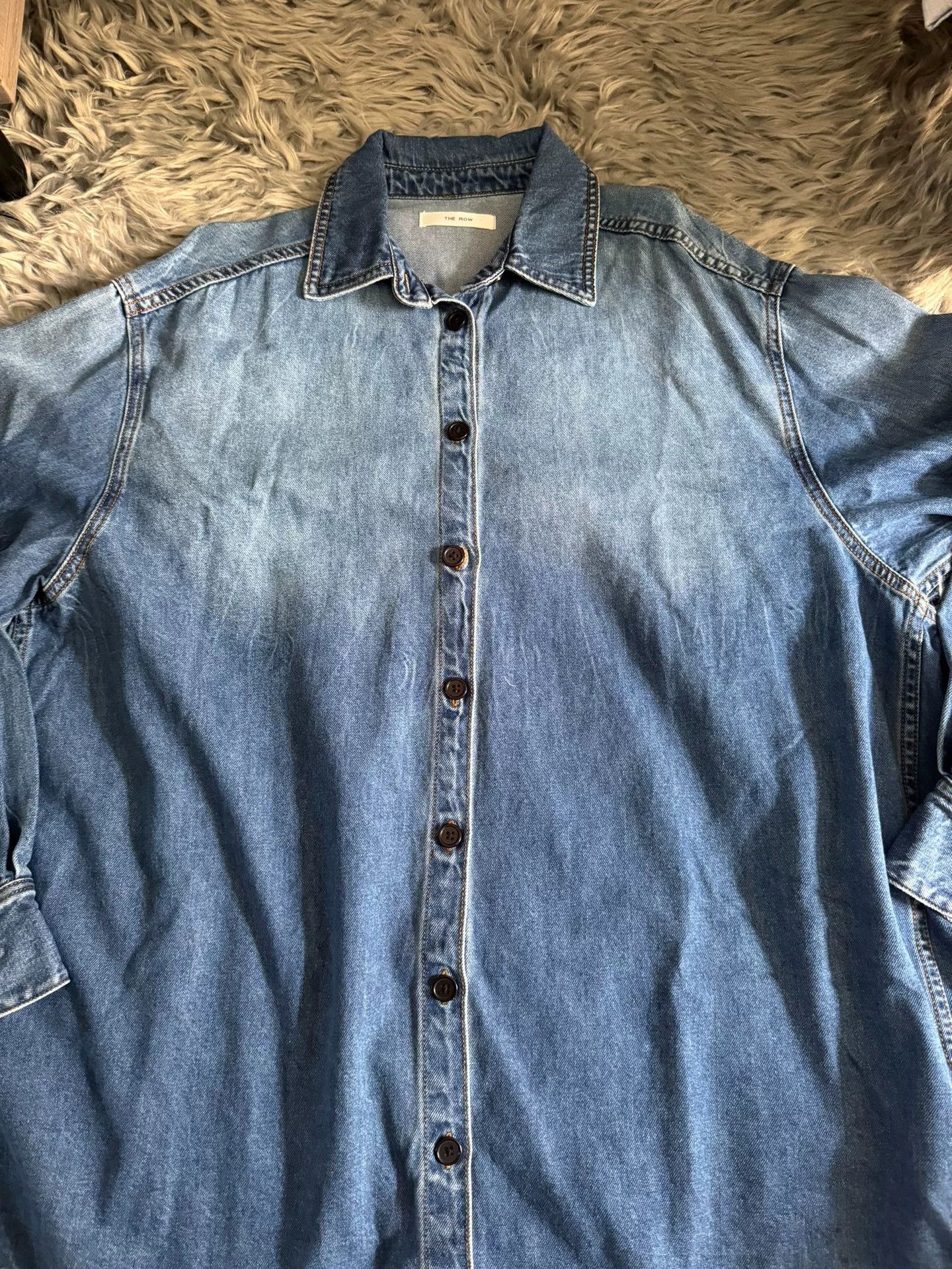 The Row The Row Frannie Denim Shirt Size M / US 6-8 / IT 42-44 - 2 Thumbnail