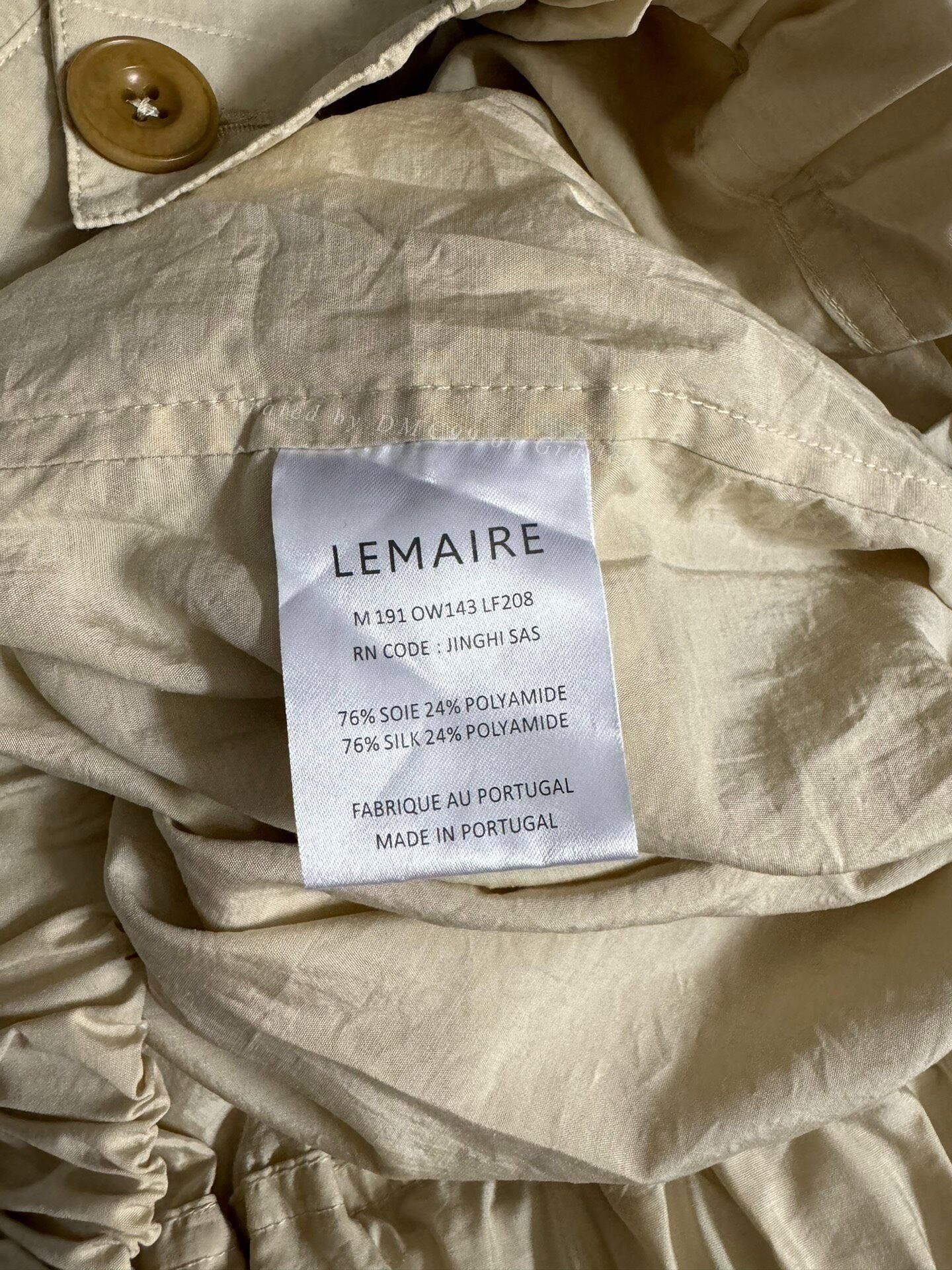 Lemaire Lemaire 19SS White Button Jacket Size US S / EU 44-46 / 1 - 5 Thumbnail