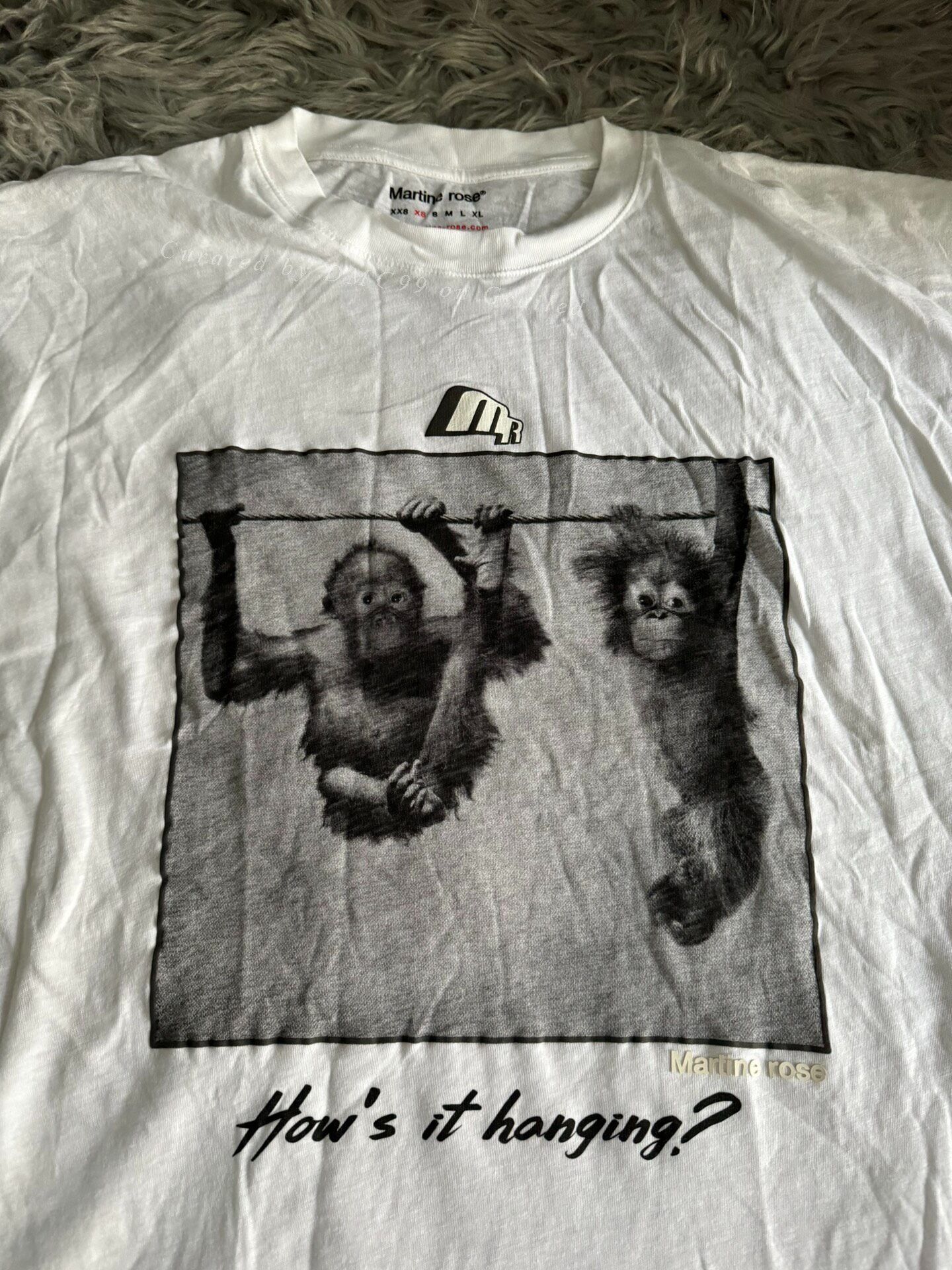 Martine Rose Martine Rose 24SS Loose Monkey Tee Size US XS / EU 42 / 0 - 2 Thumbnail
