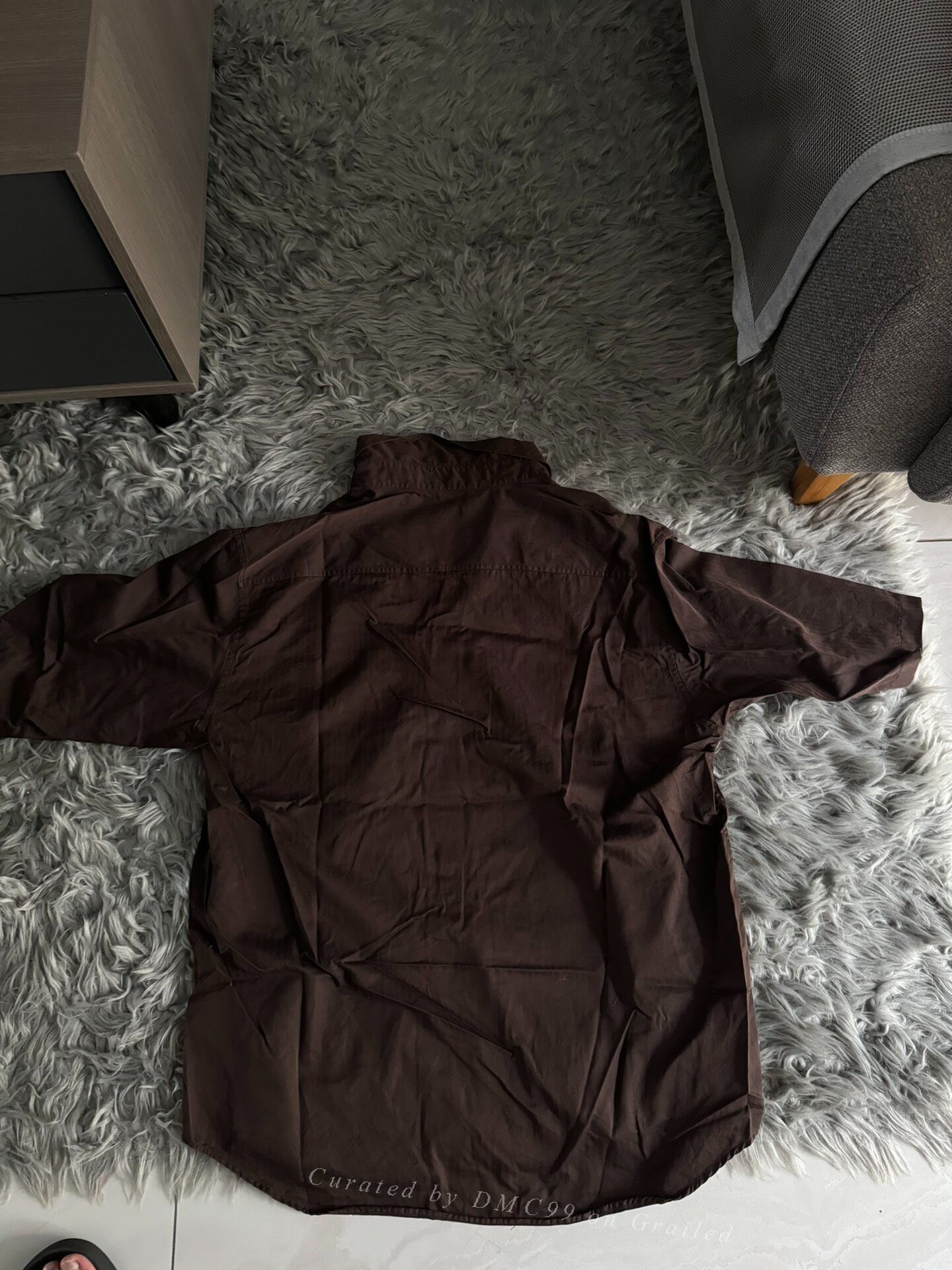 Auralee Auralee Brown Short-Sleeve Shirt Size US XL / EU 56 / 4 - 5 Thumbnail