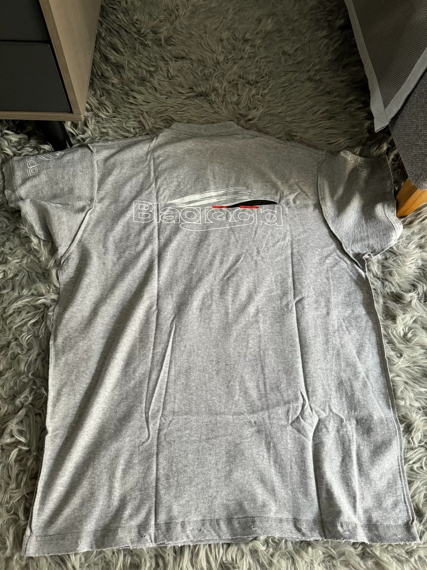 Balenciaga Balenciaga Gray Letter Logo Short-Sleeve Size US S / EU 44-46 / 1 - 3 Thumbnail