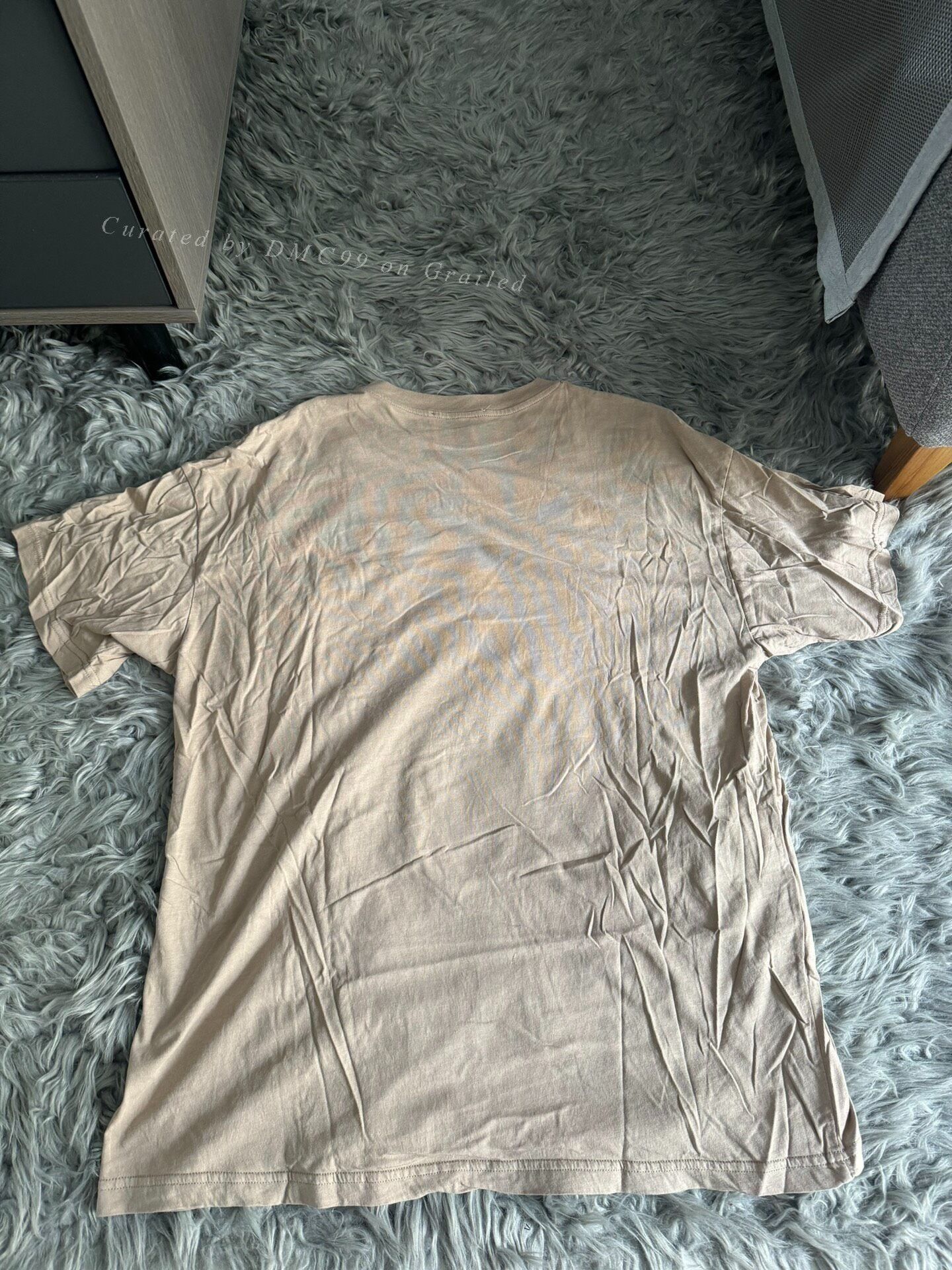 Miu Miu Miumiu 24SS Khaki Embroidered Distressed Logo Tee Size S / US 4 / IT 40 - 3 Thumbnail