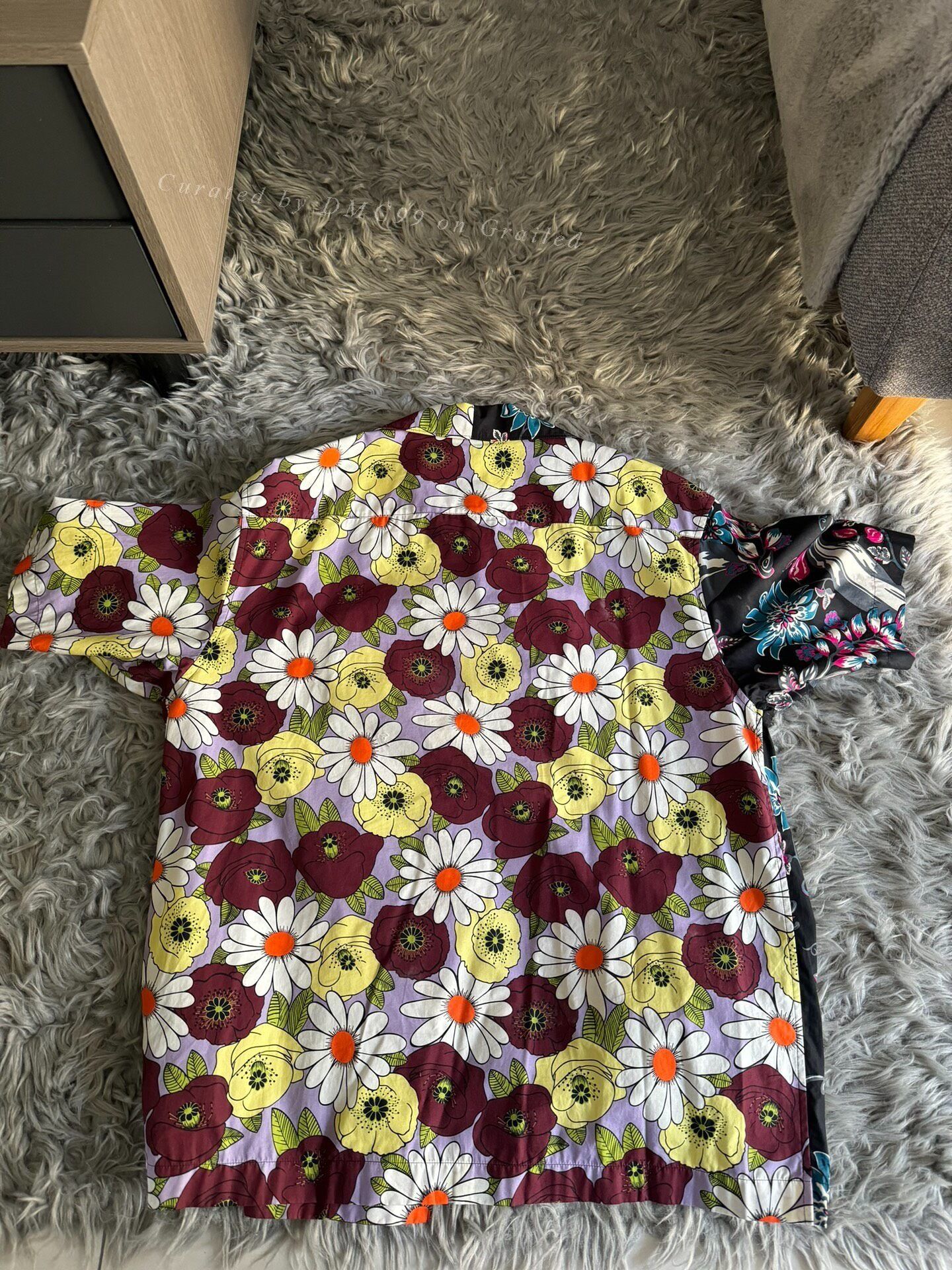 Prada Prada Bowling Short-Sleeve Patchwork Shirt Size US L / EU 52-54 / 3 - 2 Thumbnail
