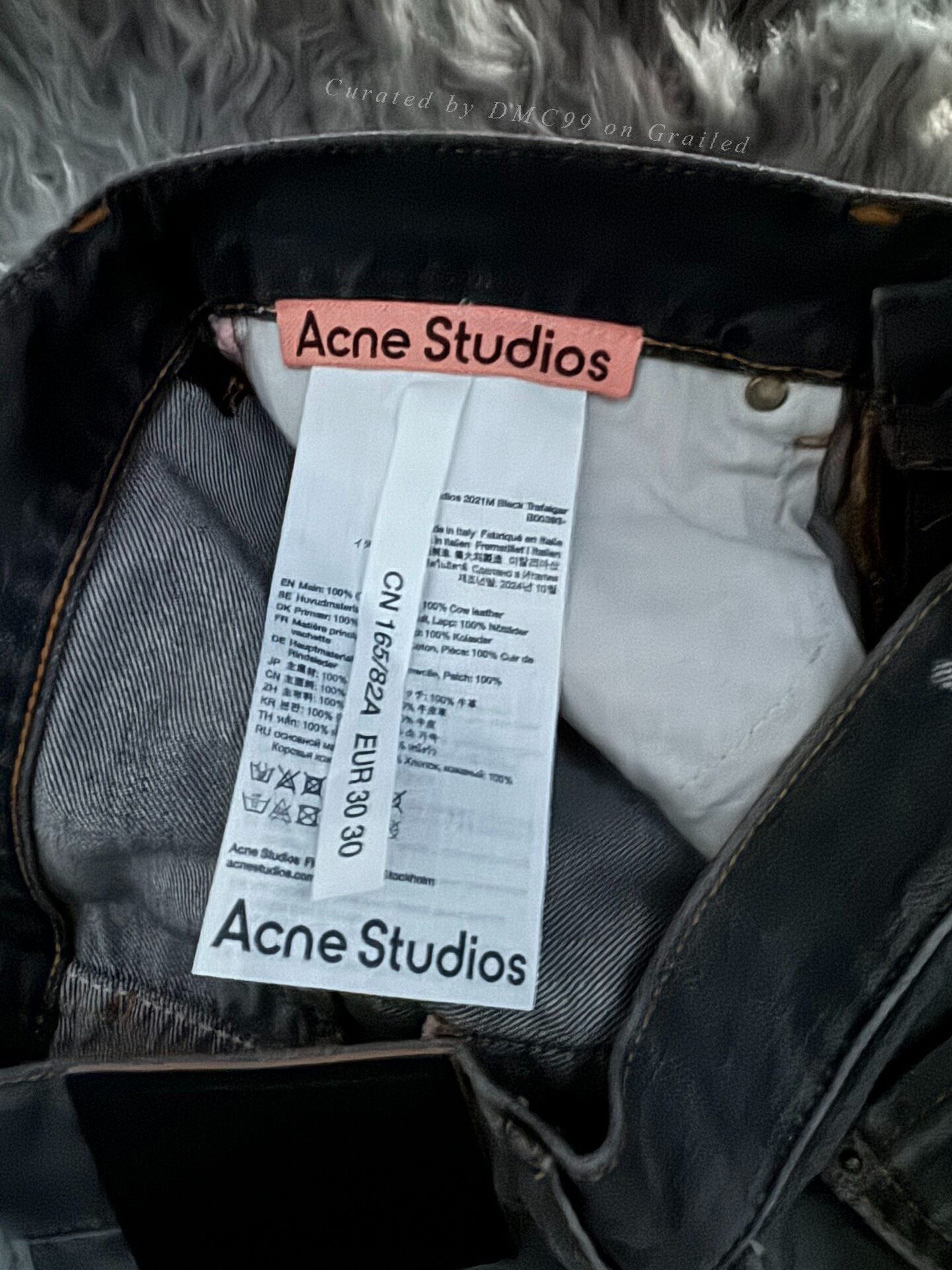 Acne Studios Acne Studios Black Splatter Jeans Size US 30 / EU 46 - 5 Thumbnail