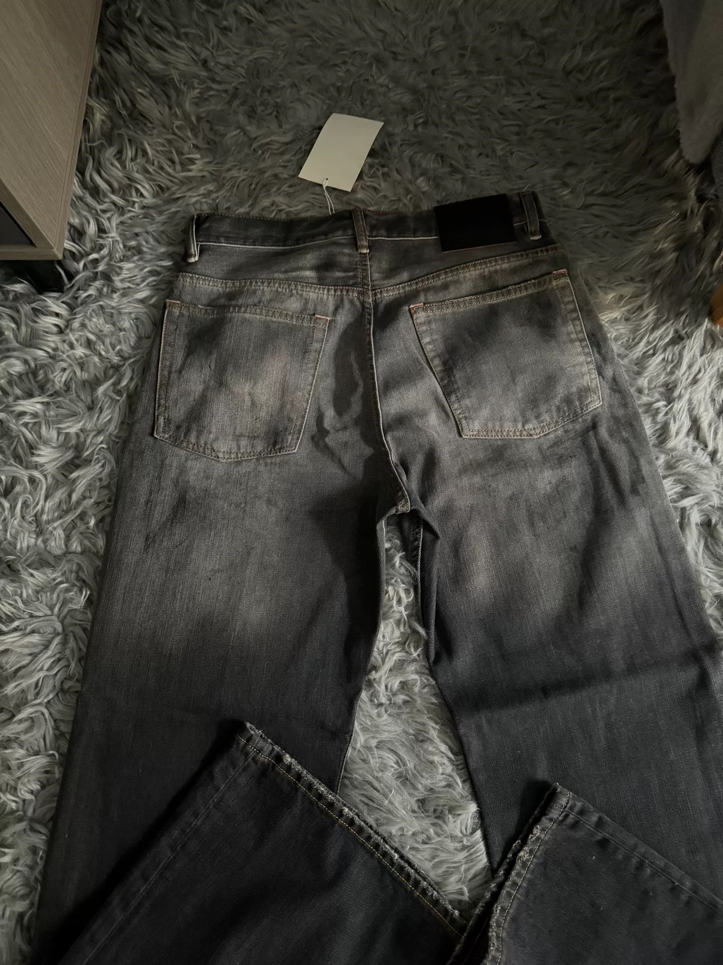 Acne Studios Acne Studios Black Splatter Jeans Size US 30 / EU 46 - 4 Thumbnail