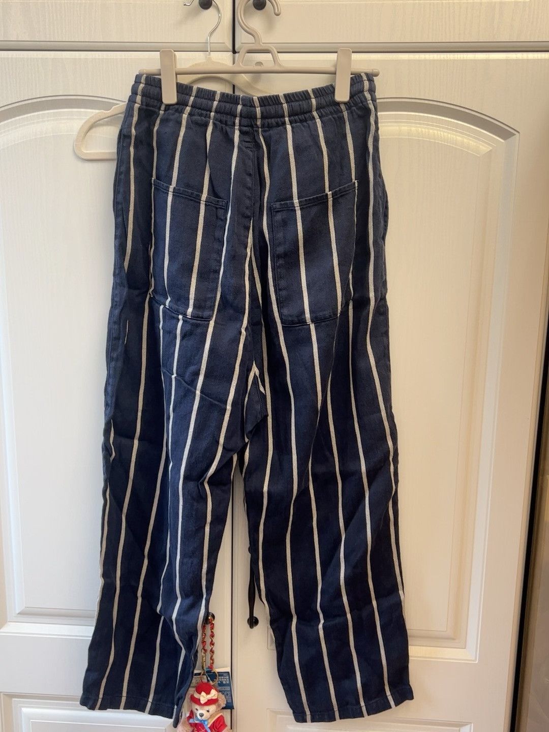 Hiroshi Kato KAPITAL Linen Striped Tapered Casual Pants Size US 28 / EU 44 - 3 Thumbnail