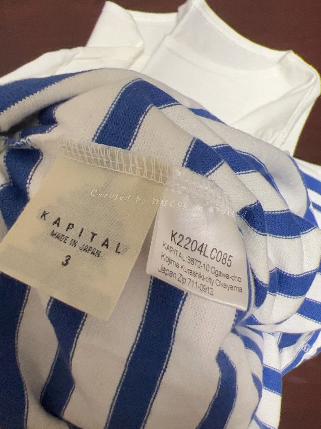 Kapital Kapital Spliced Sleeve T-shirt Size US L / EU 52-54 / 3 - 4 Thumbnail