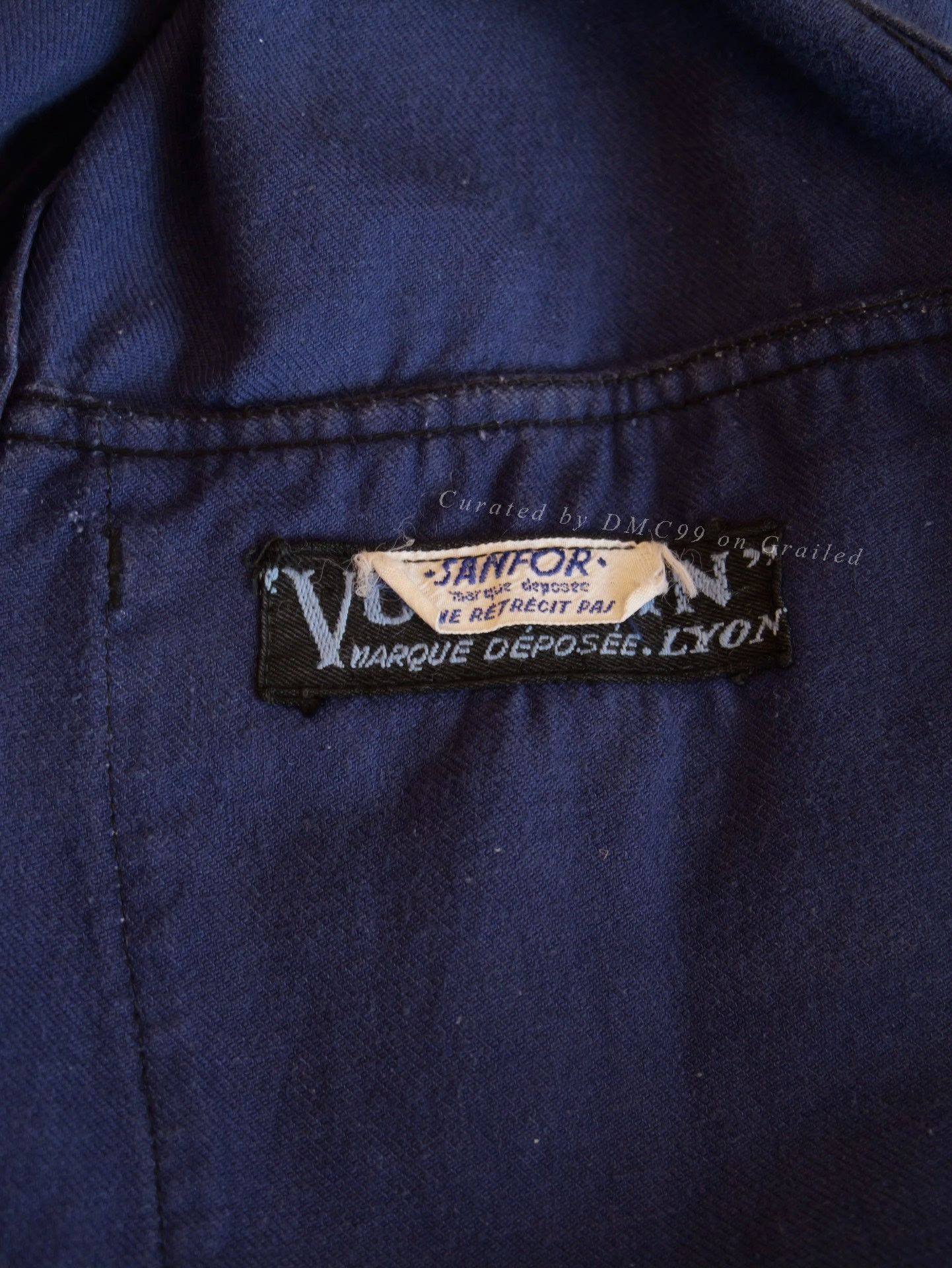 Vintage 60's French Cyclist Blue Jacket Size US M / EU 48-50 / 2 - 8 Thumbnail