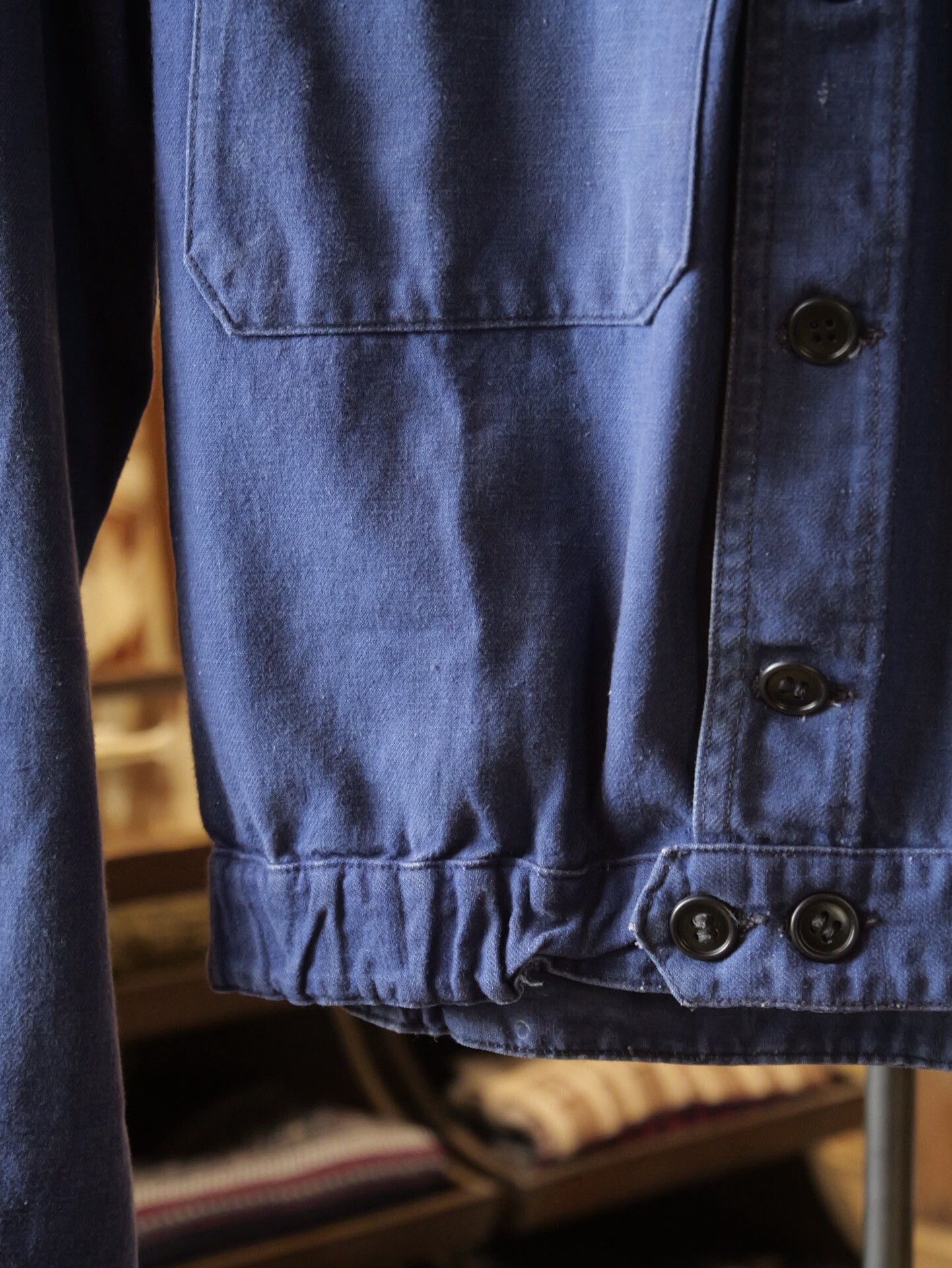 Vintage 60's French Cyclist Blue Jacket Size US M / EU 48-50 / 2 - 4 Thumbnail