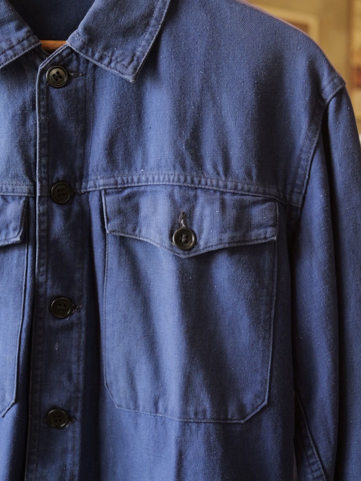 Vintage 60's French Cyclist Blue Jacket Size US M / EU 48-50 / 2 - 3 Thumbnail