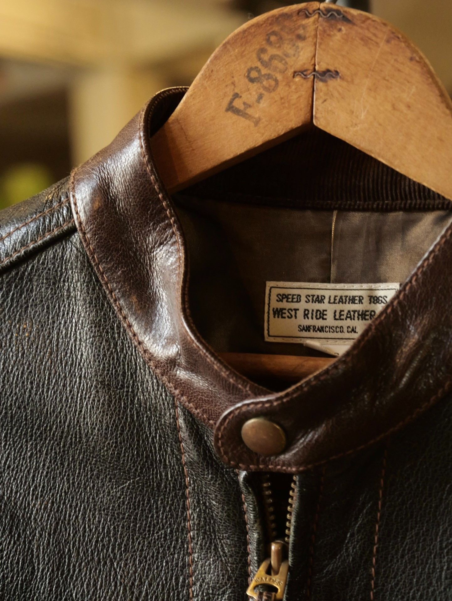 WEST RIDE WestRide Cafe Racer Goat Leather Jacket Size US M / EU 48-50 / 2 - 4 Thumbnail